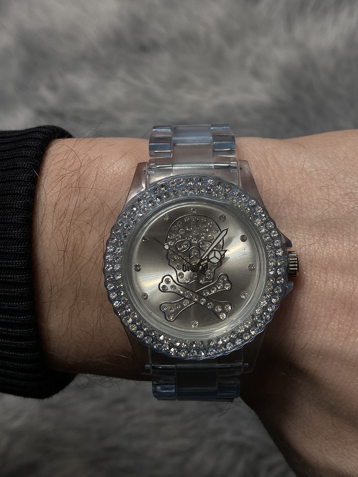 Jewelry Crystal Skull Watch - Bold Style Japanese Brand Size ONE SIZE - 11 Thumbnail
