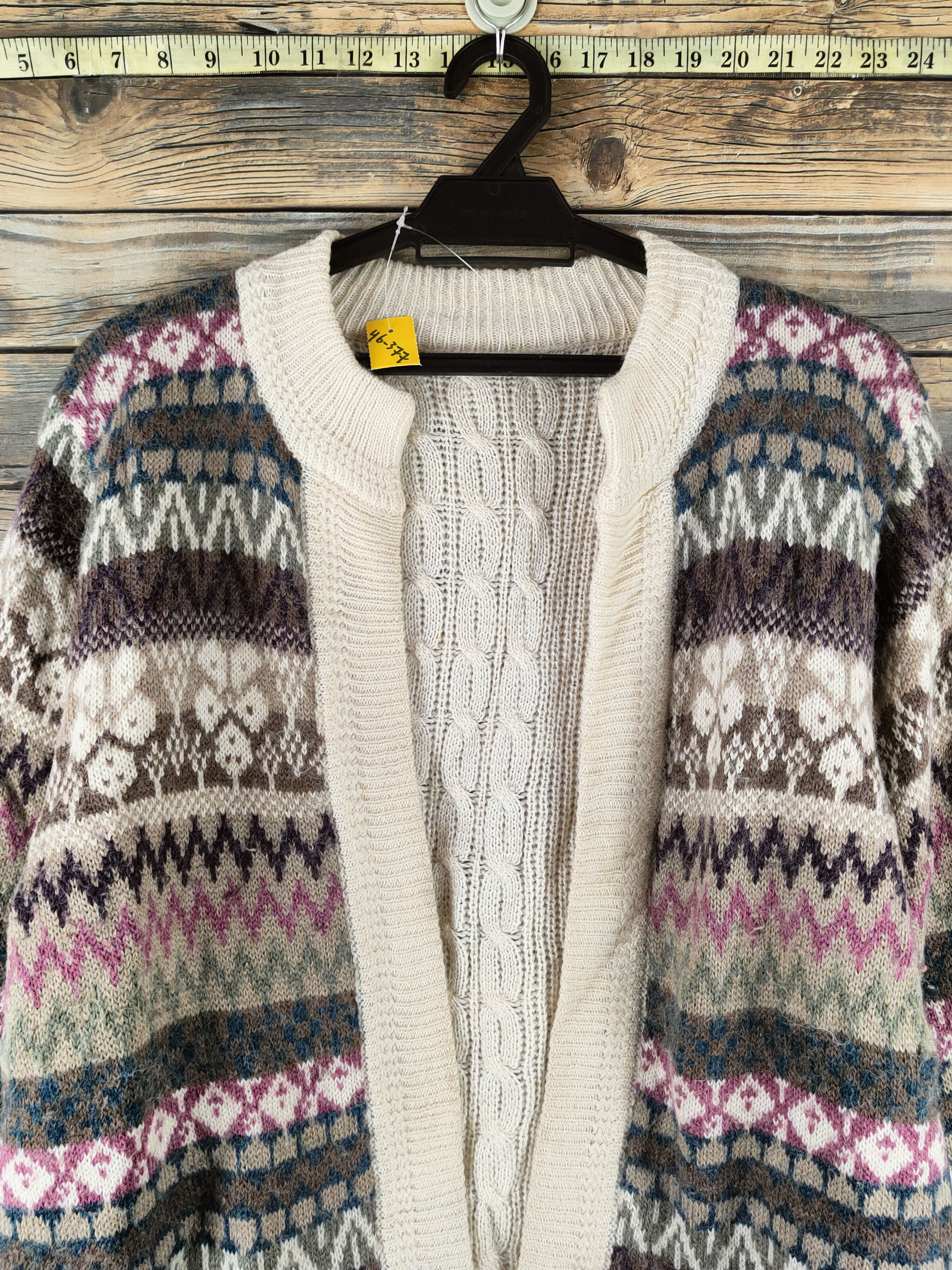Japanese Brand DL Japanese Brand Cream Knitwear Sweaters #46-377 Size L / US 10 / IT 46 - 2 Thumbnail
