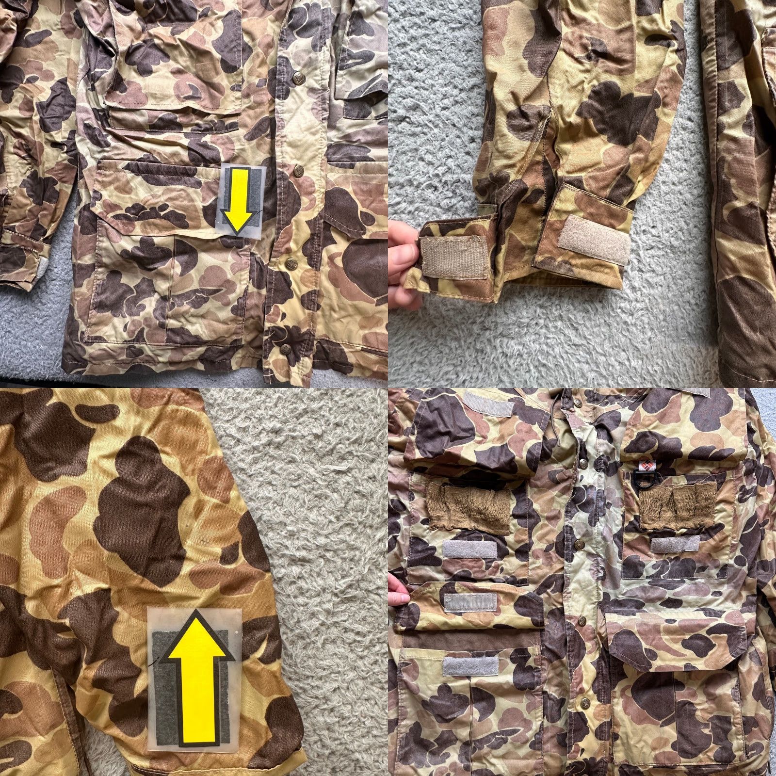 Vintage VINTAGE Columbia Hunting Nylon Camouflage Jacket Mens M Lined Parka Hooded Coat Zip Pockets Camouflage Pattern 90s 00s Mens Size US M / EU 48-50 / 2 - 9 Thumbnail