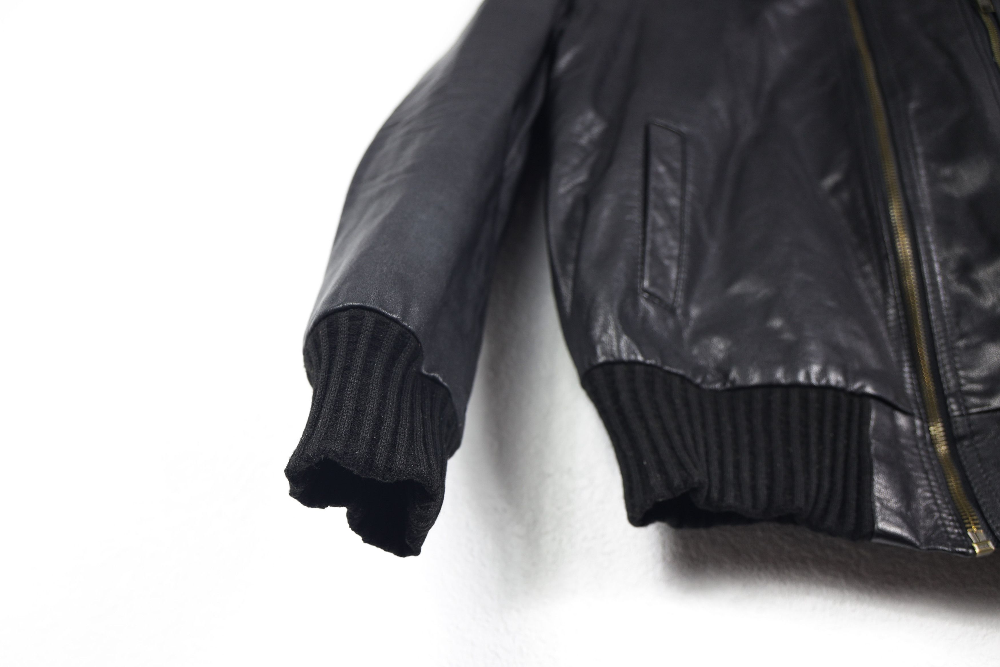 Allsaints All Saints Black Leather Bomber Jacket Small Size US S / EU 44-46 / 1 - 5 Thumbnail