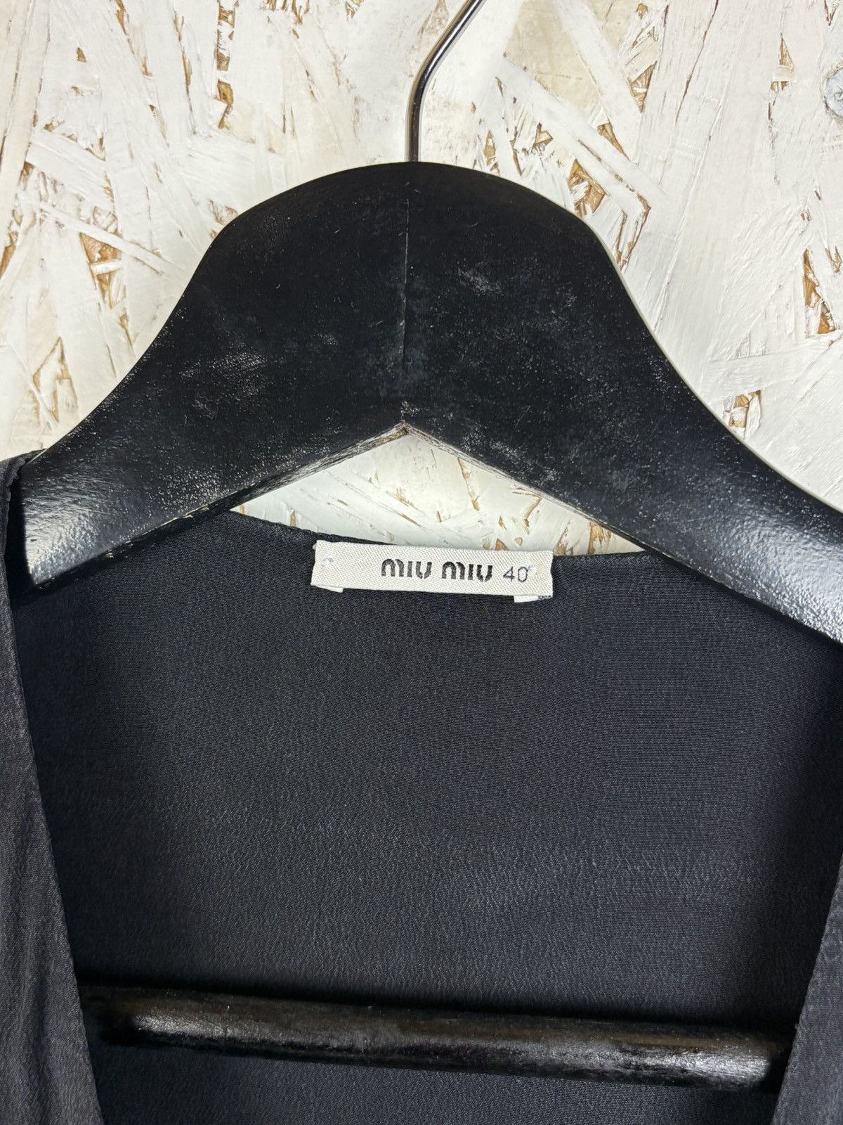 Miu Miu Vintage Miu Miu Silk Pleated Dress SS11 Black Size 40 Size S / US 4 / IT 40 - 3 Thumbnail