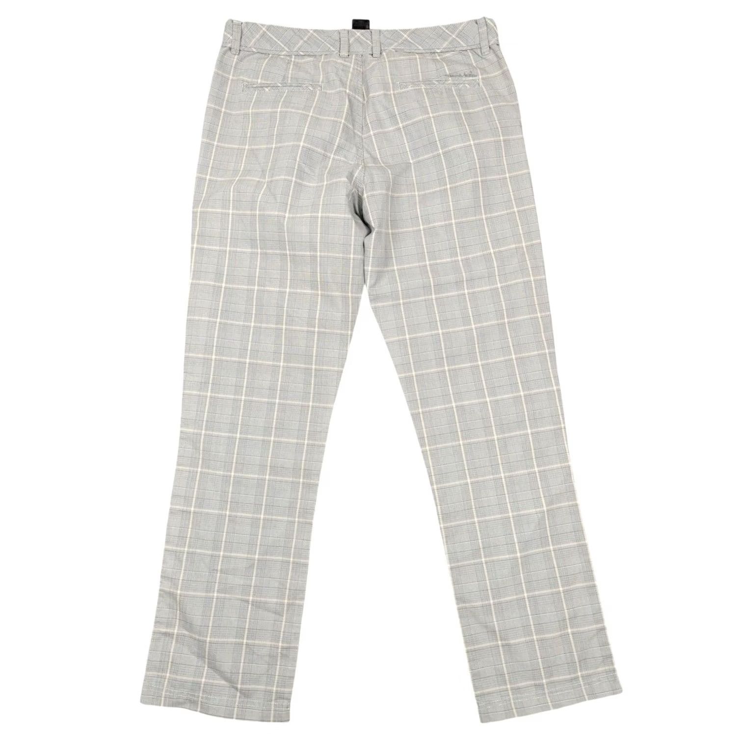 TravisMathew Travis Mathew Pants Mens 36 Gray Plaid Chino Casual Cotton Blend Golf Straight Size US 36 / EU 52 - 2 Thumbnail