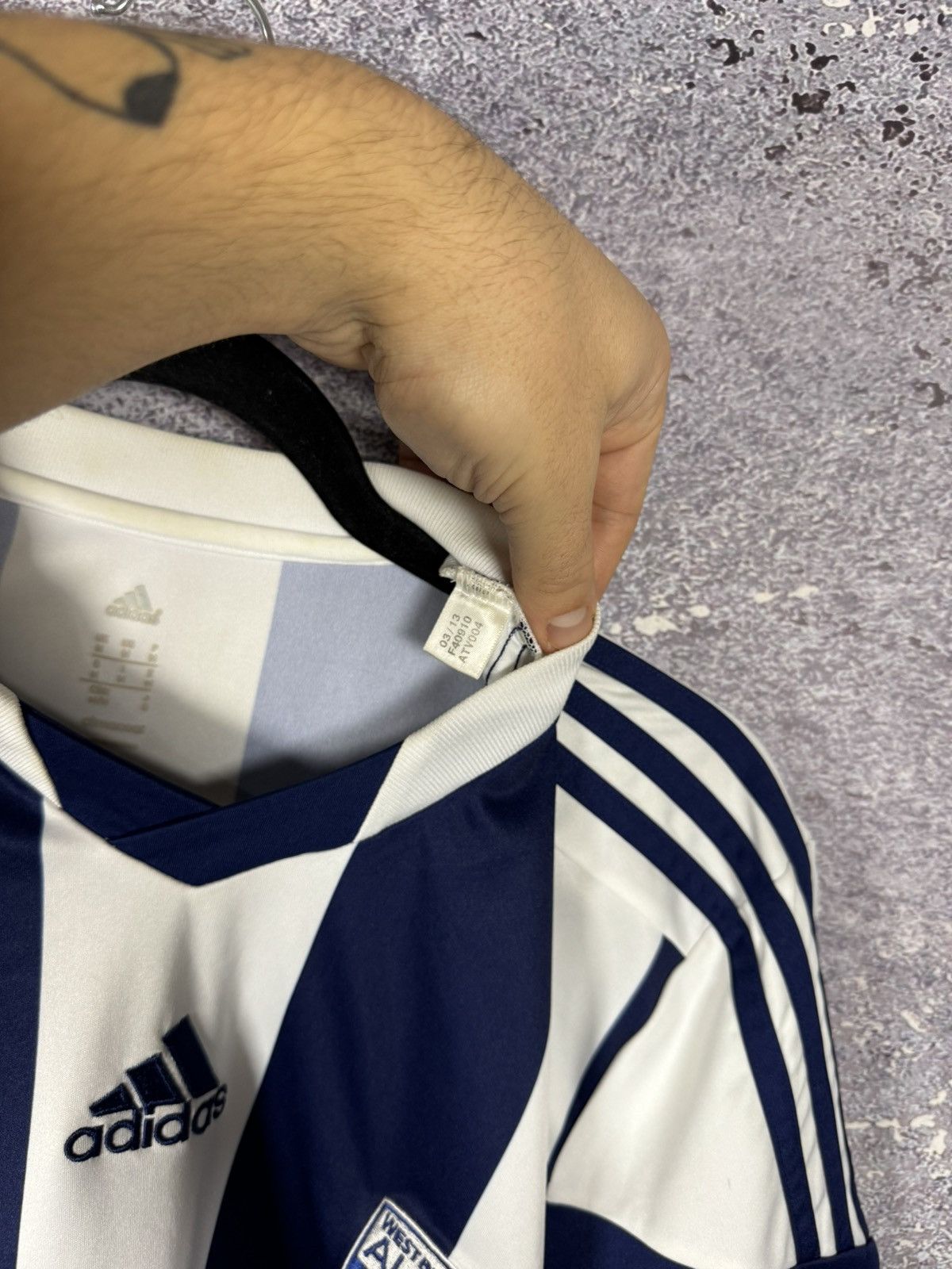 Vintage West Bromwich Albion 2013/14 Adidas Soccer Jersey M