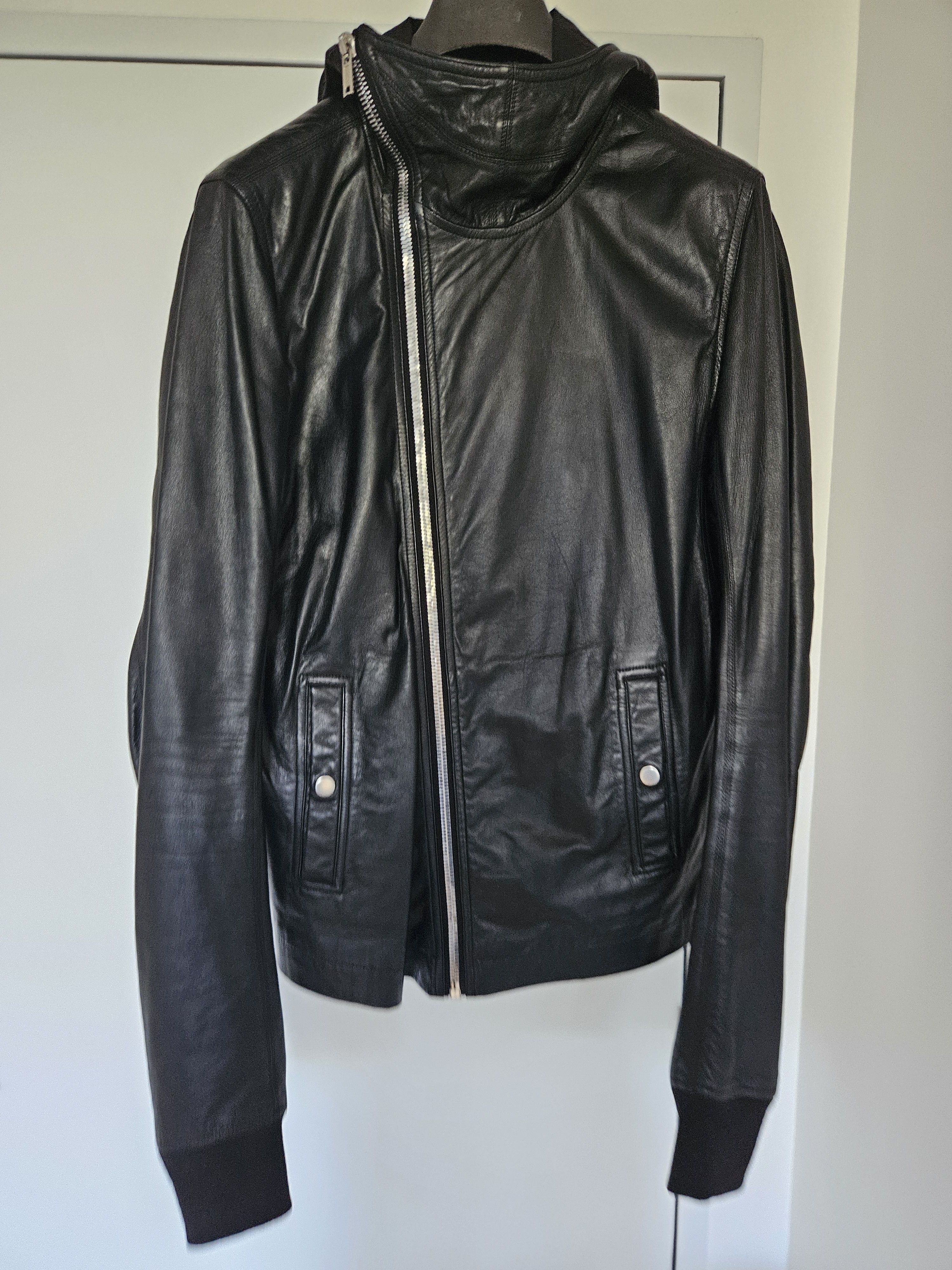 Rick Owens Bullet Leather Jacket SIZE:48