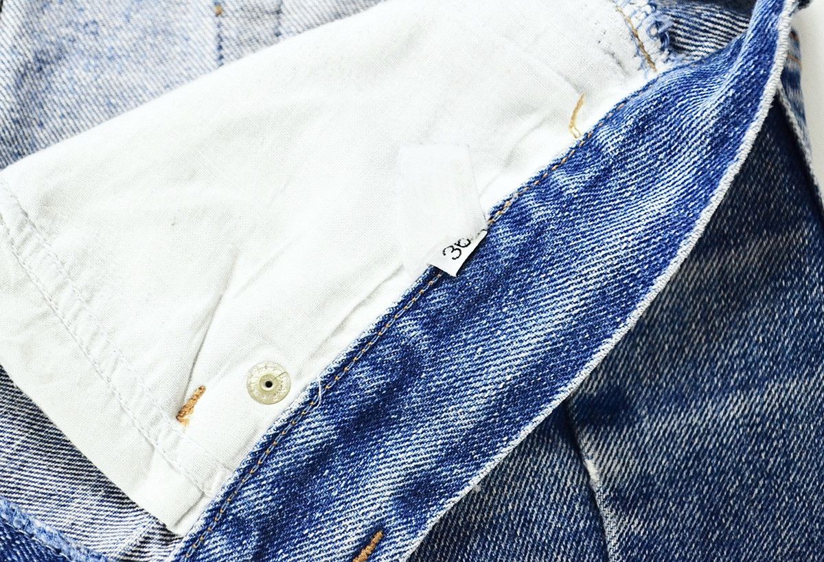 Valentino 90s Vintage Valentino Straight Distressed Blue Jeans Denim Size US 36 / EU 52 - 15 Thumbnail