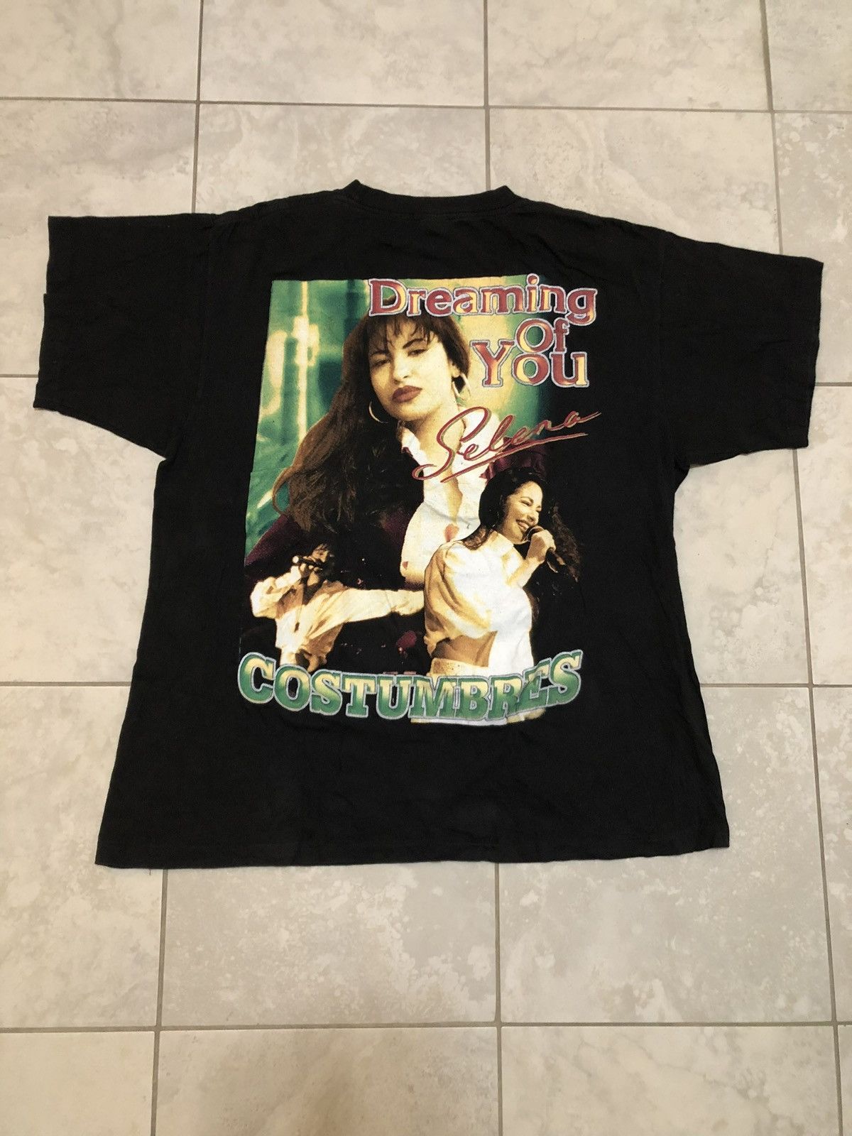 Rap Tees rare vintage 90s Selena Quintanilla rap tee t shirt Size US XL / EU 56 / 4 - 7 Thumbnail