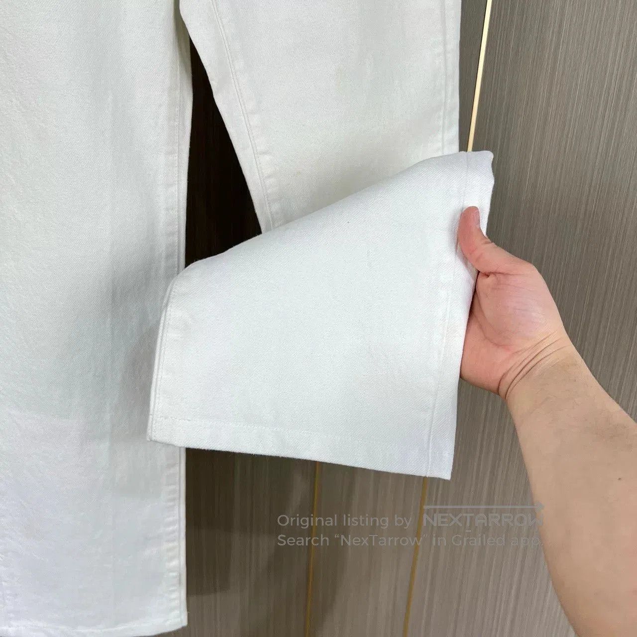 Alexander Wang Alexander Wang White Leather Label Denim Pants. Size 23" - 5 Thumbnail