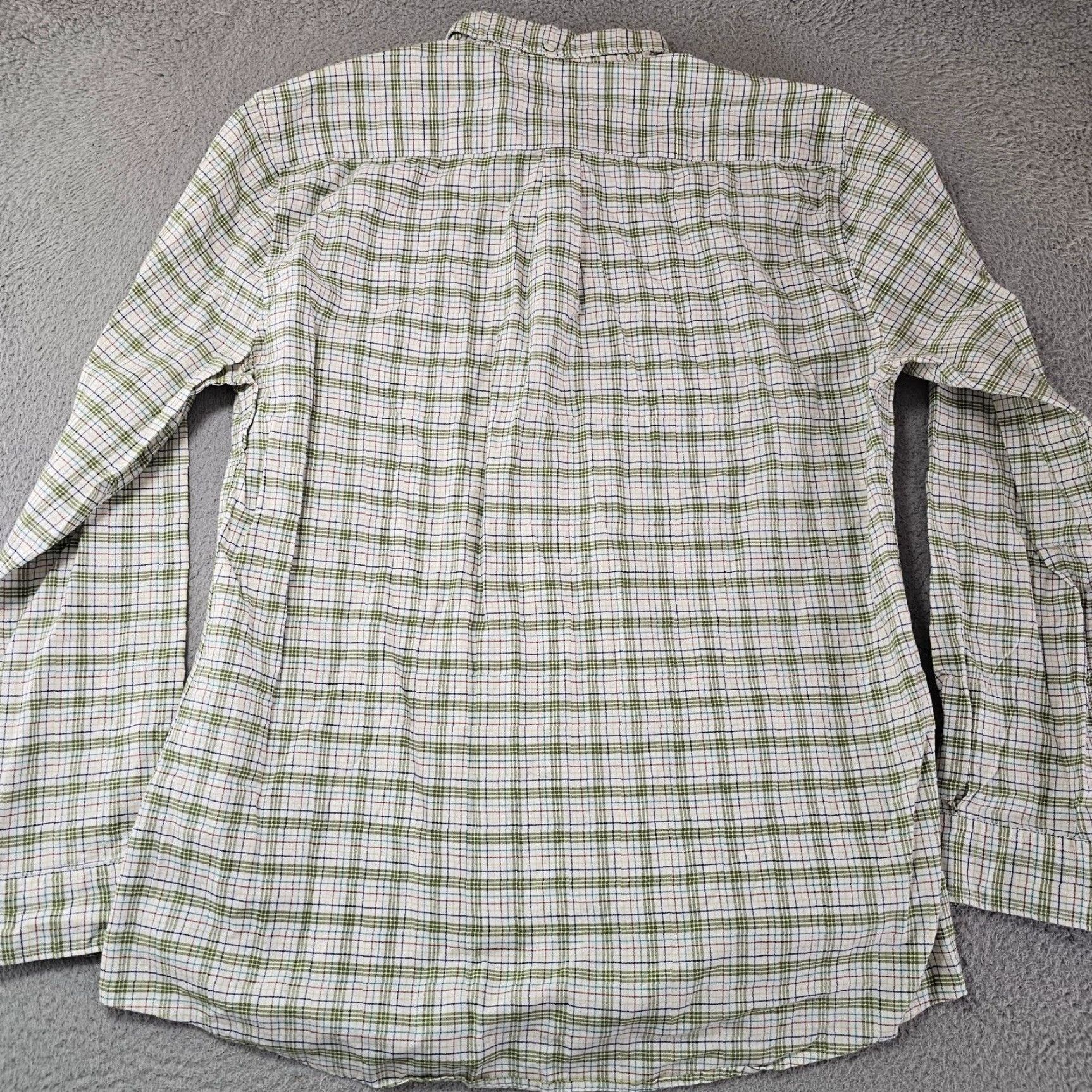 Barbour Barbour Shirt Mens Large Green Check Button-Down Long Sleeve Casual Shirt Size US L / EU 52-54 / 3 - 7 Thumbnail