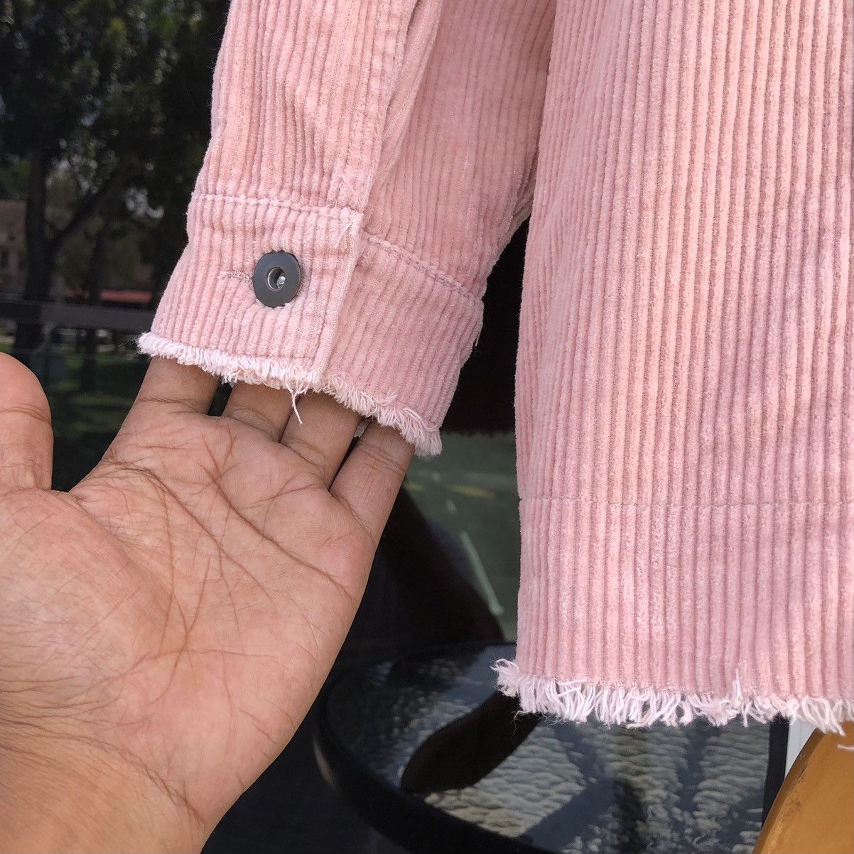 Zara Zara Pink Oversize Corduroy Jacket Size M / US 6-8 / IT 42-44 - 17 Thumbnail