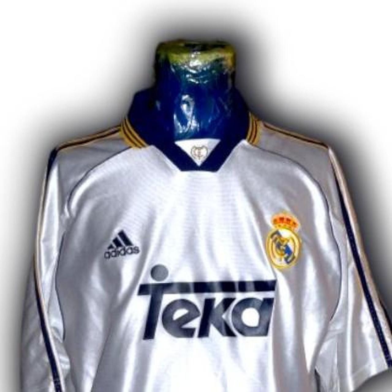 Adidas Real Madrid Spain 1998 1999 2000 Home Shirt Jersey Size US XL / EU 56 / 4 - 1 Thumbnail