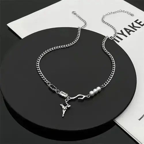 Jewelry Punk Gothic Star Necklace y2k Size ONE SIZE - 1 Thumbnail