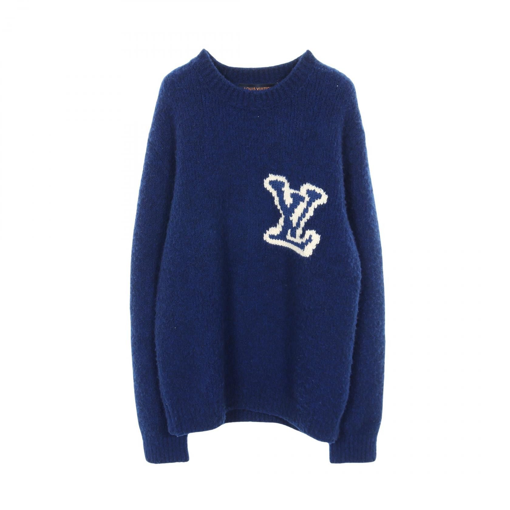 Louis Vuitton Louis Vuitton Louis Vuitton LV Intarsia Wool Knitwear Textile Tops RM202M DUTY FREE for USA Size ONE SIZE - 1 Thumbnail