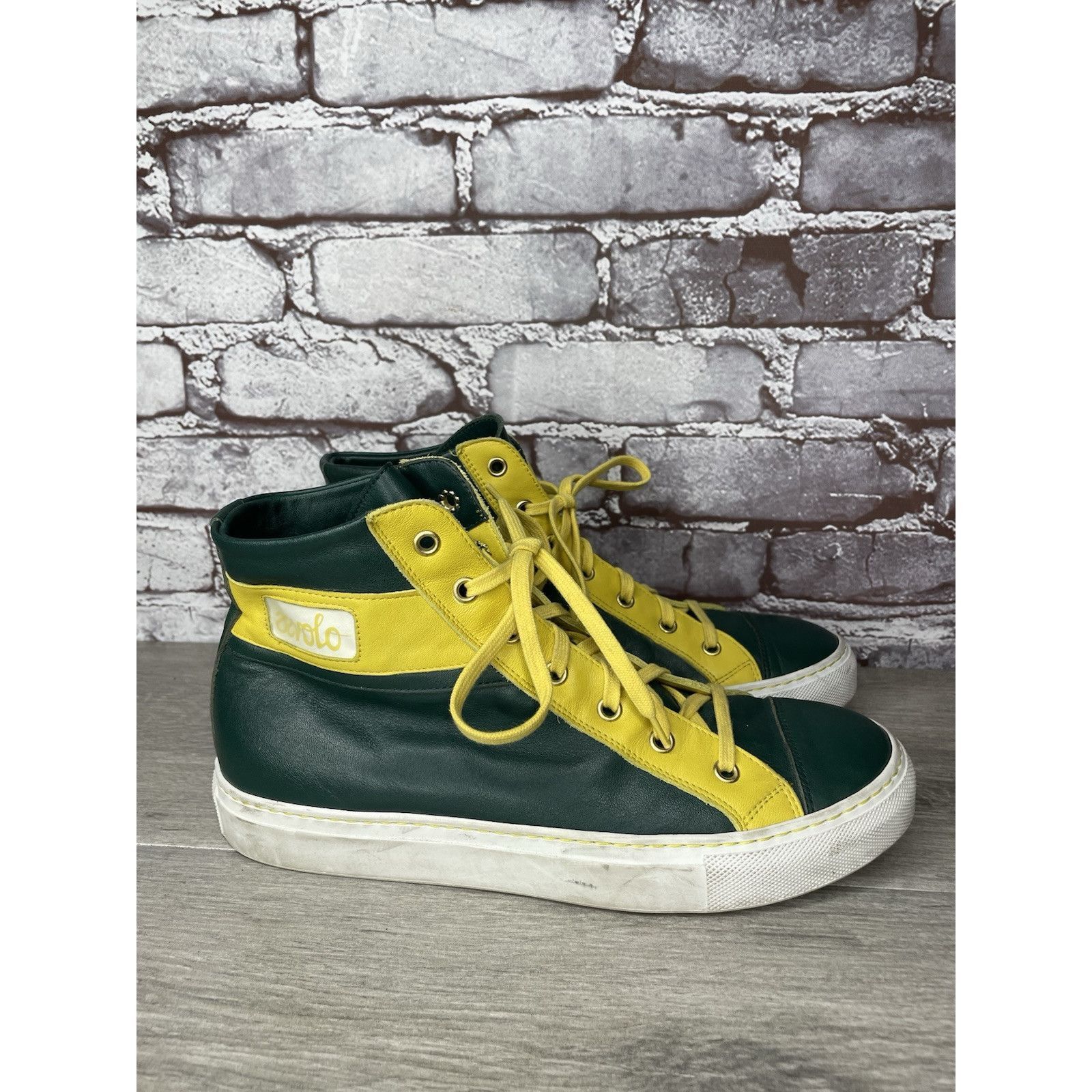 Renzo Cardoni RENZO DERBY Elijah John Yarra (PH) Aevolo Green Leather Yell Size US 9 / IT 39 - 17 Thumbnail