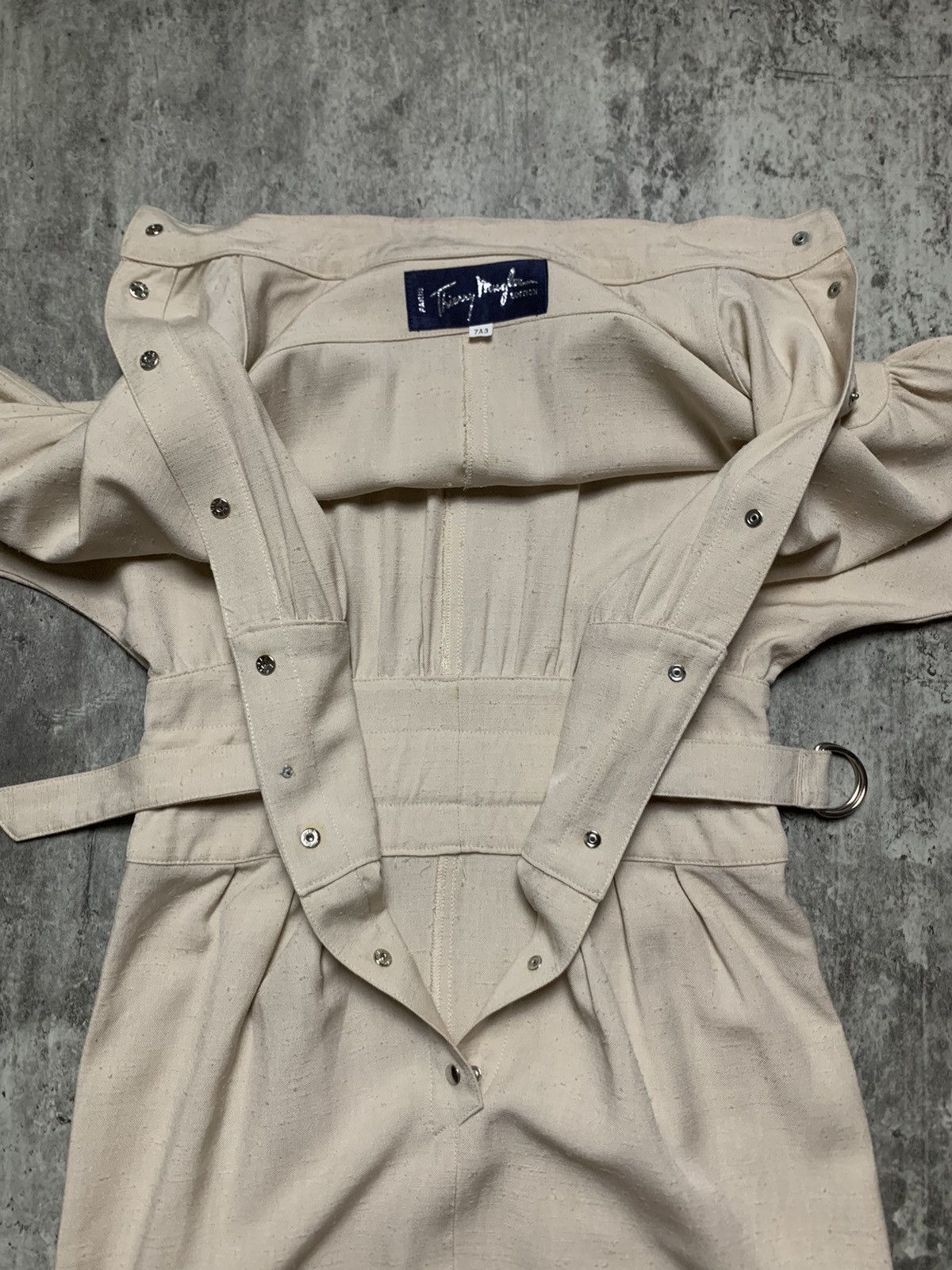 Thierry Mugler Vintage 90’s Thierry Mugler Edition Raw Rayon Size S / US 4 / IT 40 - 5 Thumbnail
