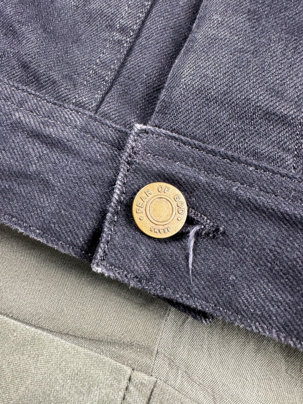 Fear of God 5th Fleece Lined Denim Jacket Size US L / EU 52-54 / 3 - 4 Thumbnail