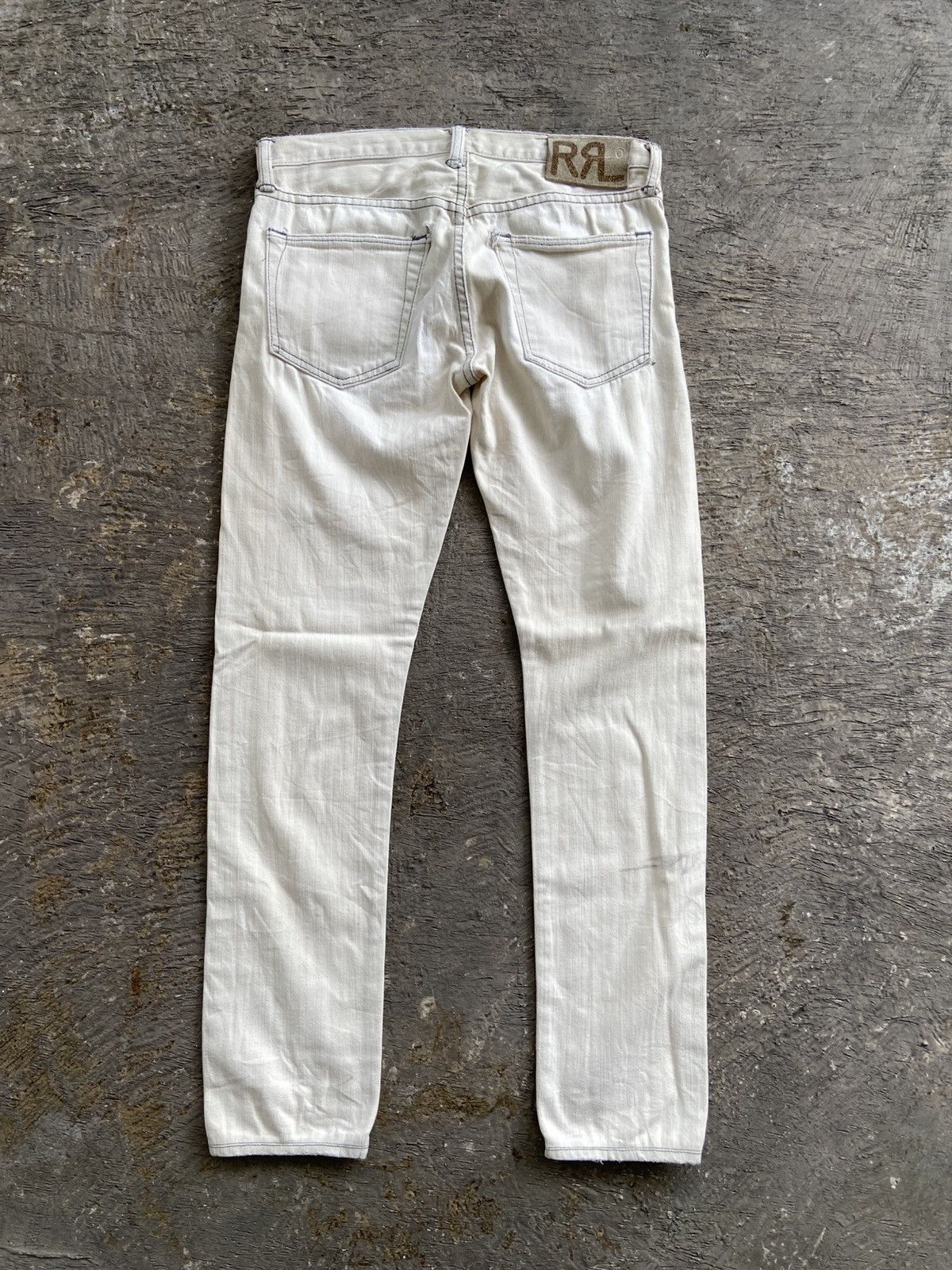 RRL Ralph Lauren 1990s RRL Ralph Lauren - Destressed Jeans Pants Size US 27 - 11 Thumbnail