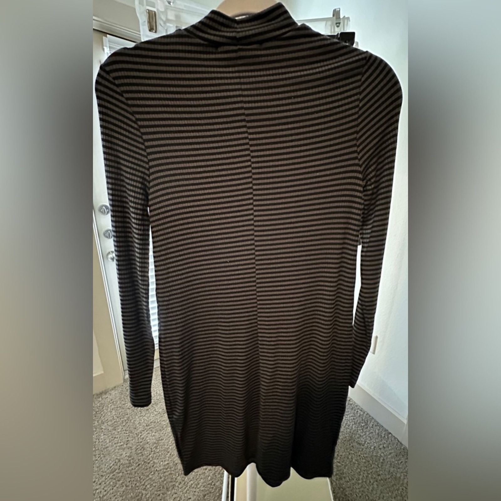 Other Bella Luxx | Stripe Rib Mock Neck Mini Dress Size S / US 4 / IT 40 - 3 Thumbnail