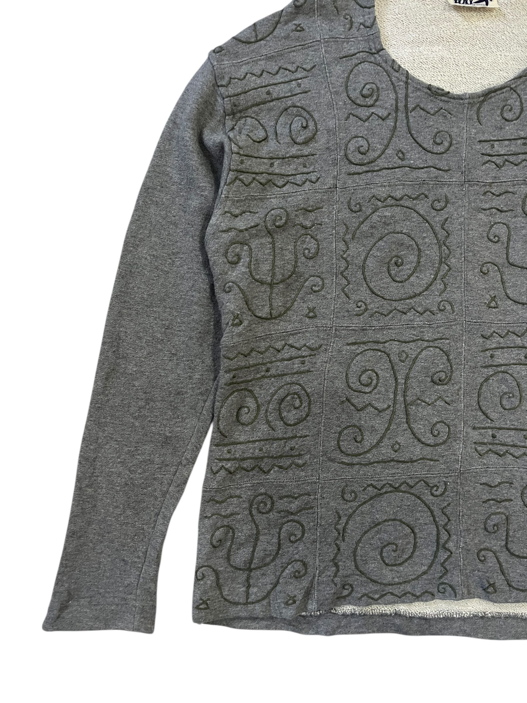 Hai Sporting Gear Hai Sporting Gear Tribal Art Symbols Embroidered Sweatshirt Size US M / EU 48-50 / 2 - 4 Thumbnail