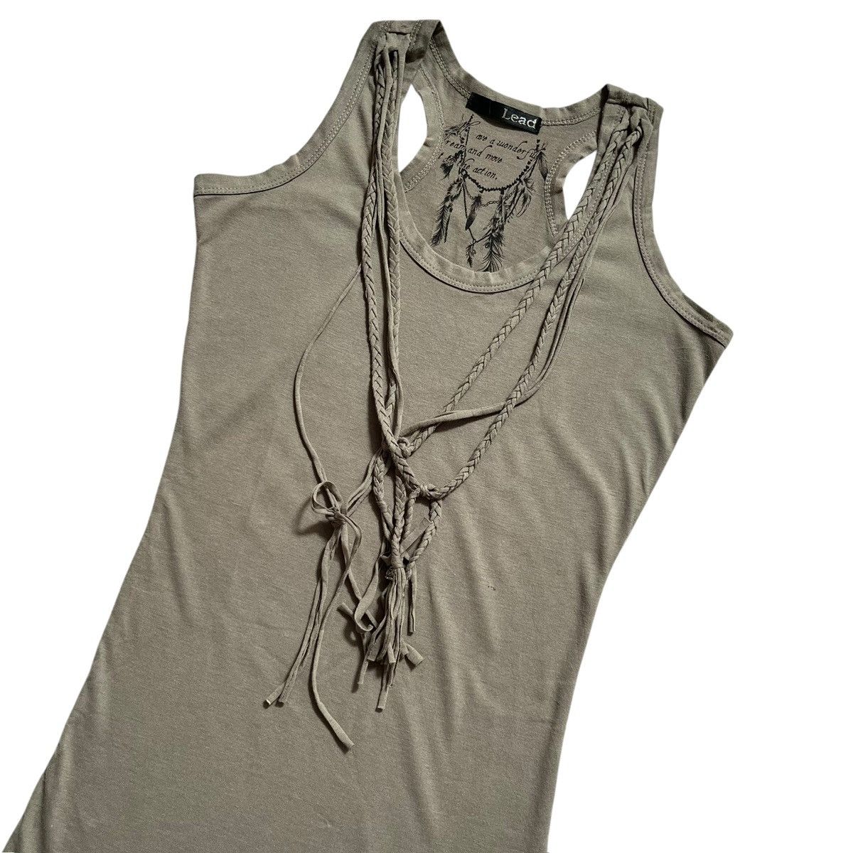 GOA 📢SENDOFFER📢Japanese Lead Necklace Style Tank Top Size S / US 4 / IT 40 - 3 Thumbnail