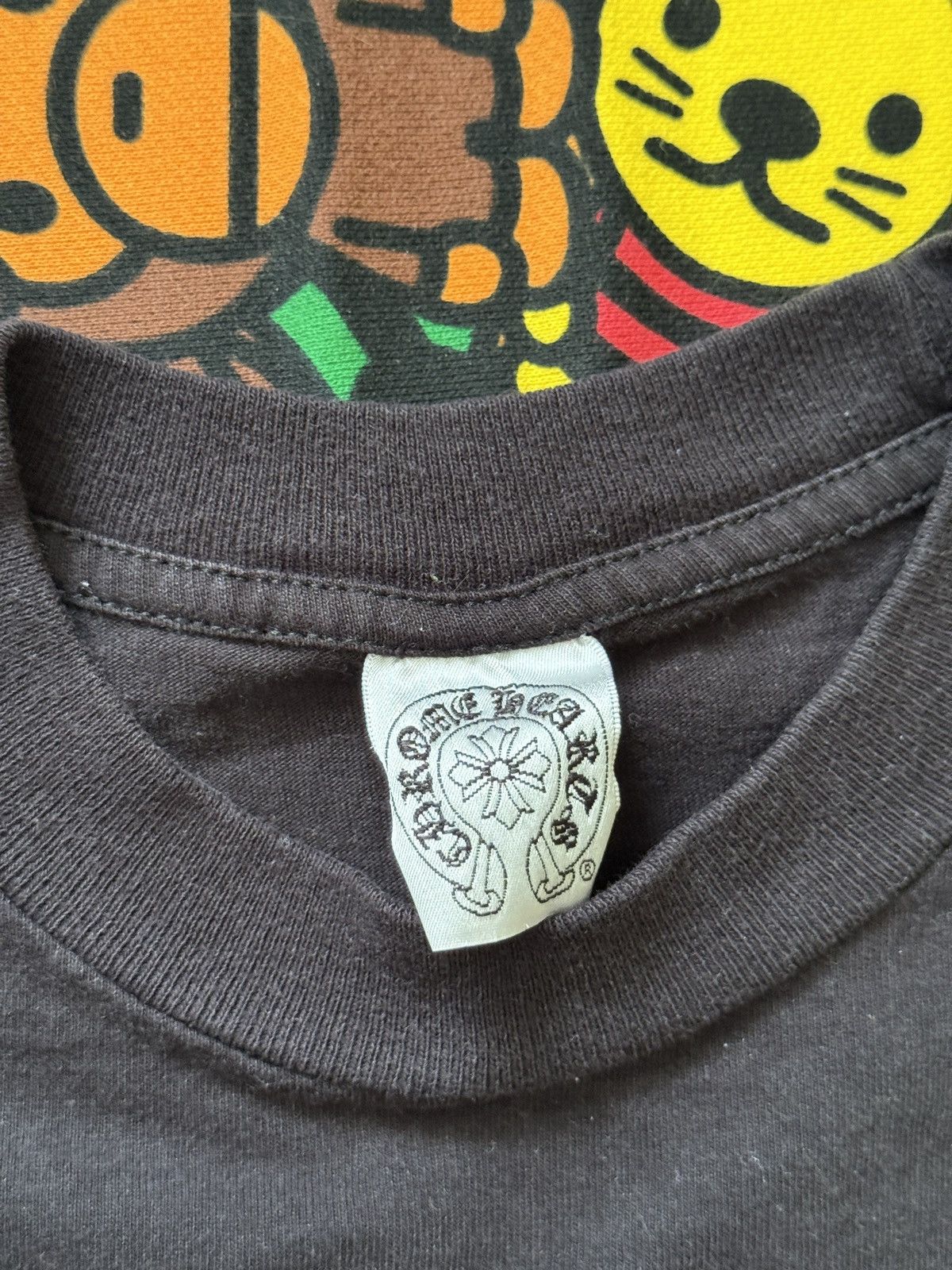 Chrome Hearts Chrome Hearts Black Long Sleeve Script Logo Tee Size US S / EU 44-46 / 1 - 4 Thumbnail