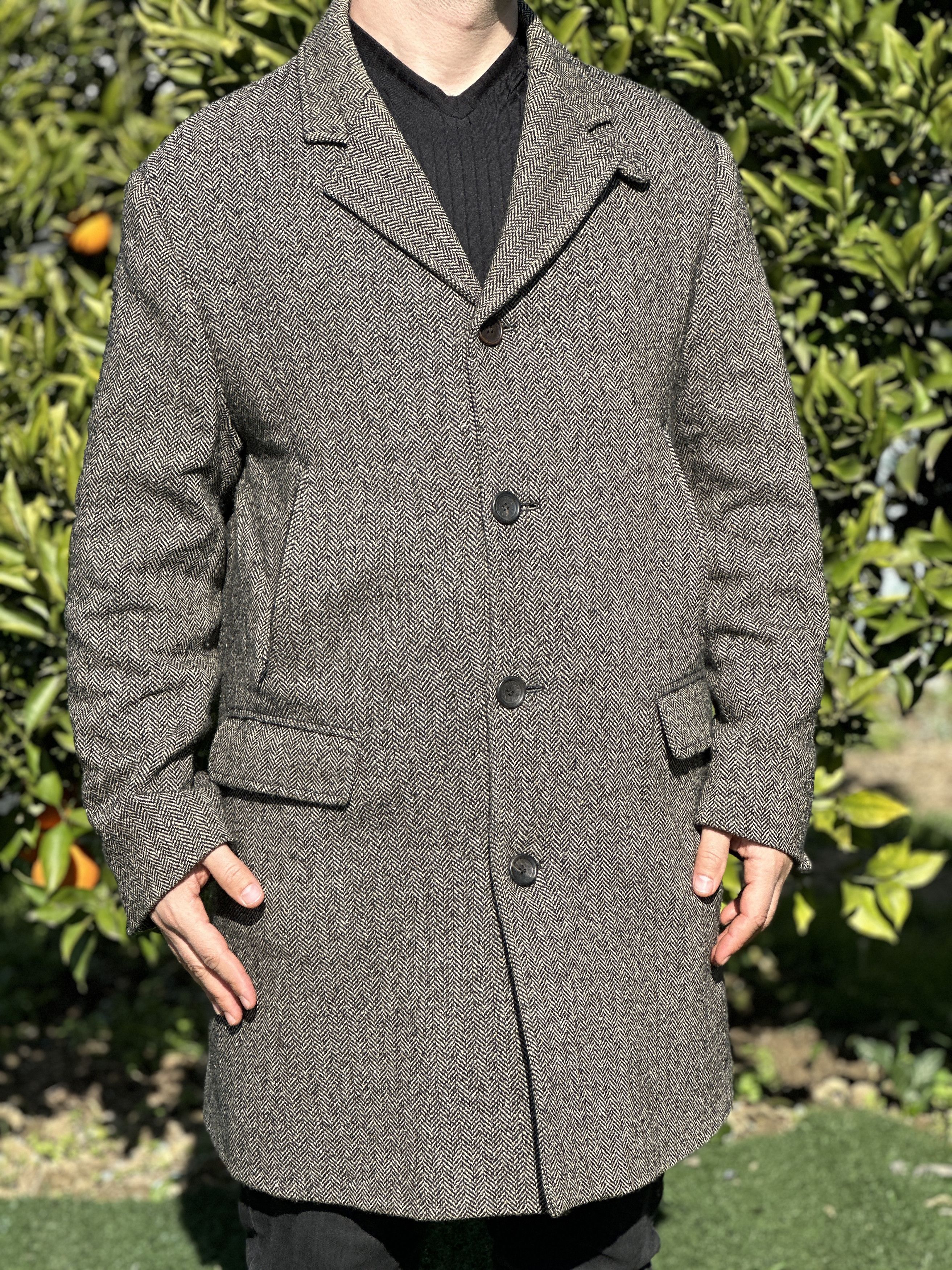 Canali Seta Canali Tweed Knit Style Royal Trench Jacket Size 50 Size US M / EU 48-50 / 2 - 5 Thumbnail