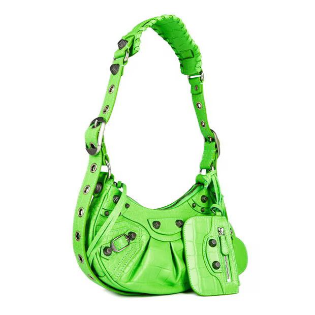 Balenciaga o1g2r1mq0924 Size: OS / Small Shoulder Bag in Green Size ONE SIZE - 2 Thumbnail