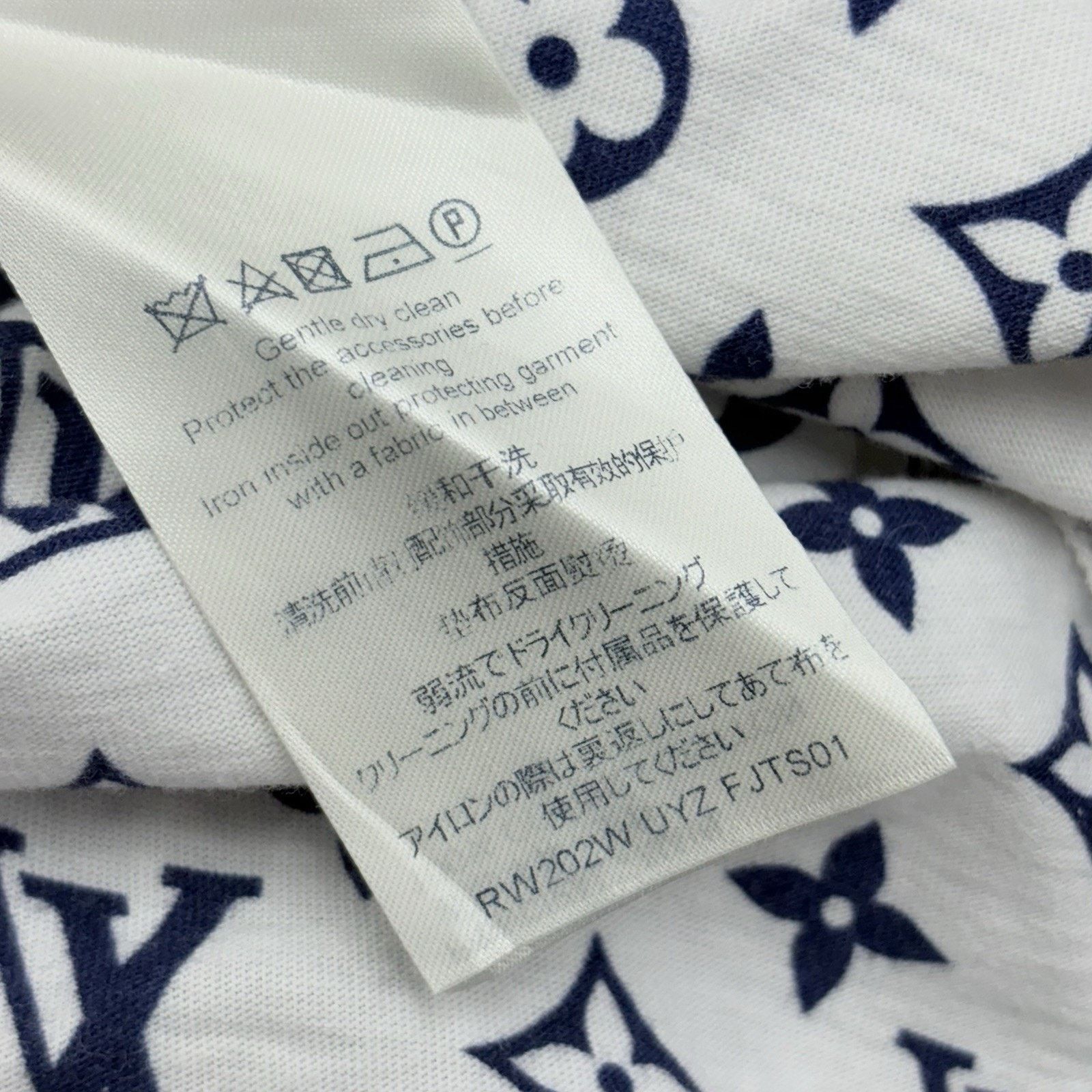 Louis Vuitton Louis Vuitton Chain Monogram Print ' White Blue ' VERY CLEAN Size US M / EU 48-50 / 2 - 16 Thumbnail