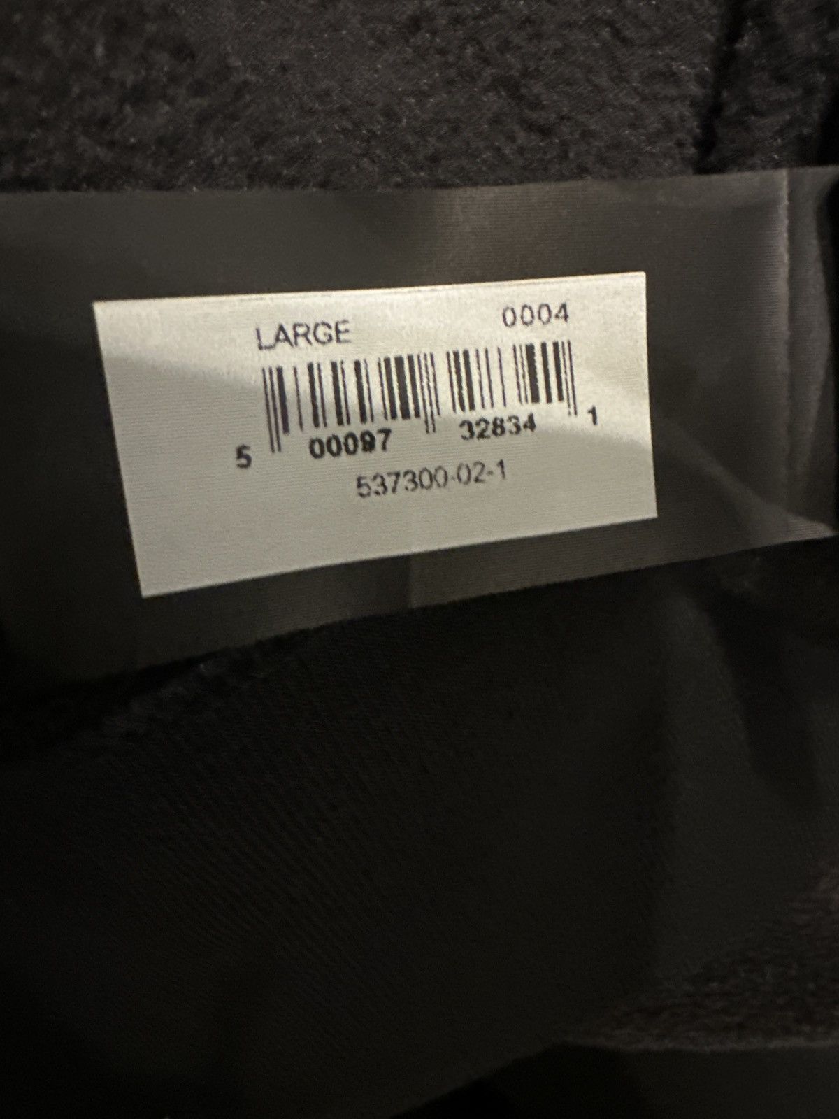 Balenciaga × Gap × Kanye West Yeezy Gap Polar Fleece Hoodie Pullover Black SIZE L Size US L / EU 52-54 / 3 - 5 Thumbnail