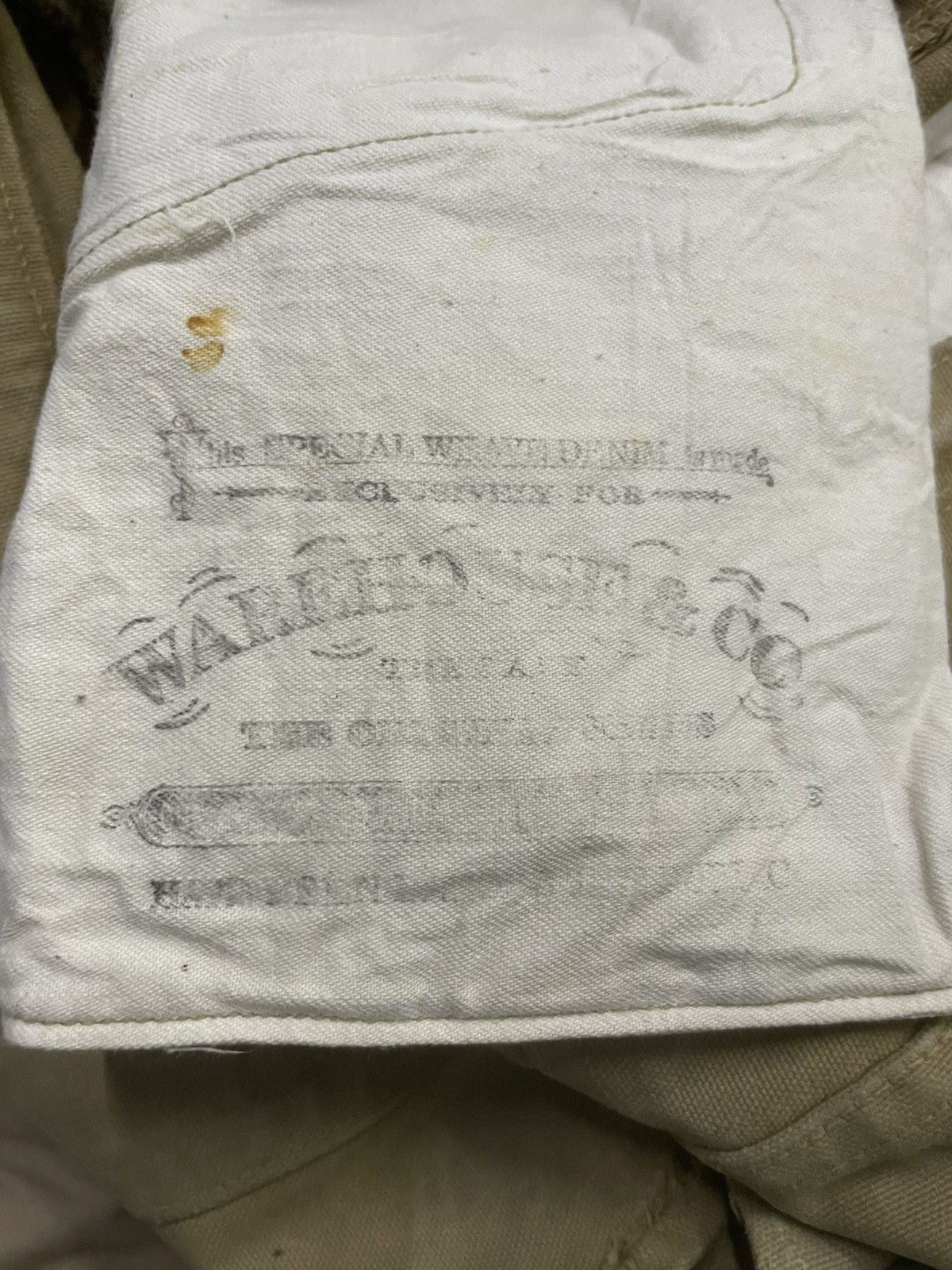 Warehouse & Co. WW2 40s Reissue Duck Canvas Pants Size US 32 / EU 48 - 8 Thumbnail