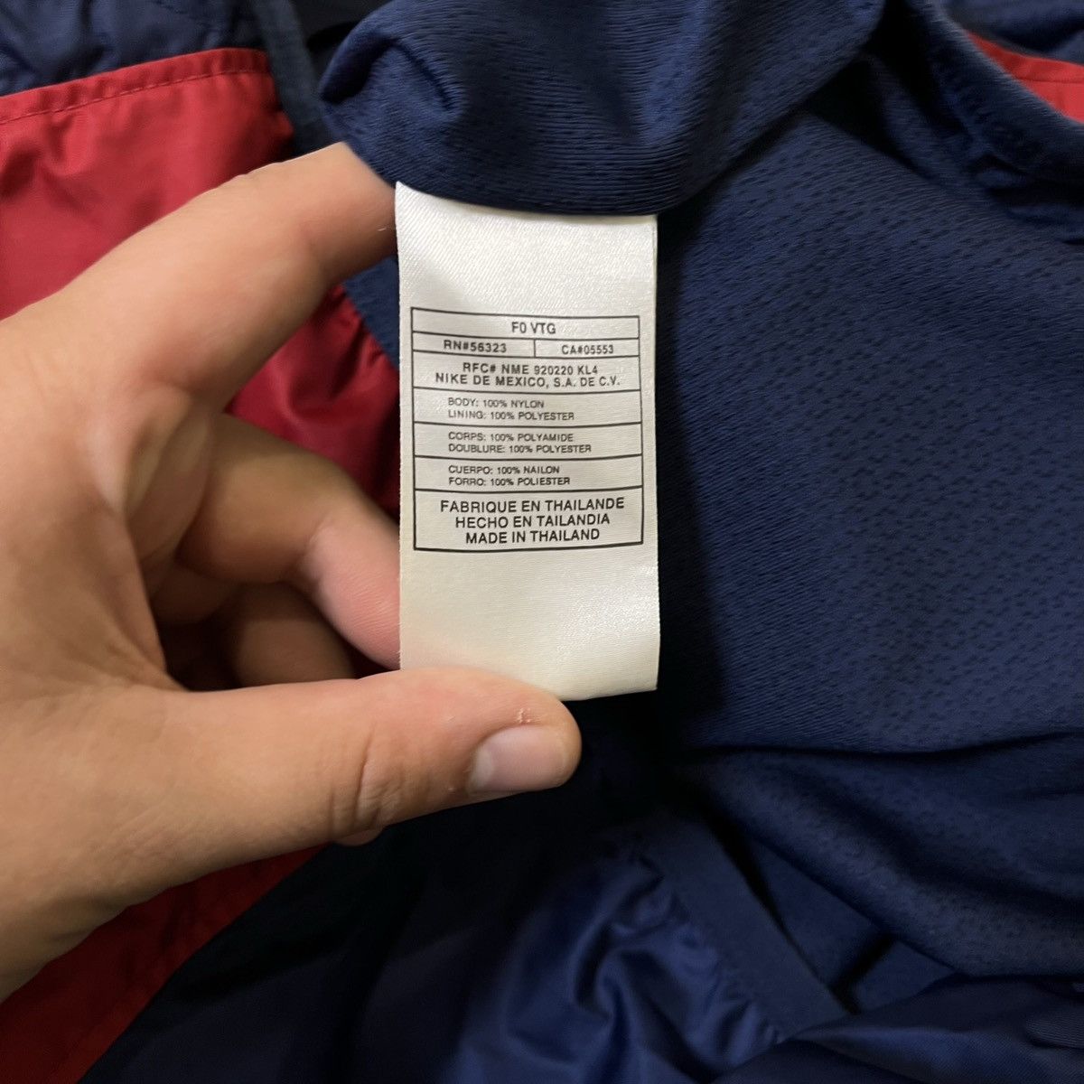 Nike Nike Team USA Soccer Full Zip Windbreaker Jacket Size US XL / EU 56 / 4 - 6 Thumbnail