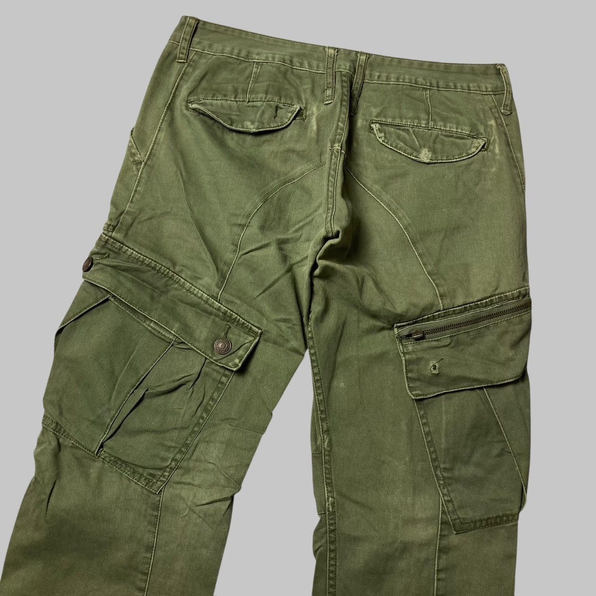Hysteric Glamour × Japanese Brand × Tete Homme DOMINATE Fatigue Cargo Pants Big Pocket Millitary Unique💥 Size US 32 / EU 48 - 4 Thumbnail
