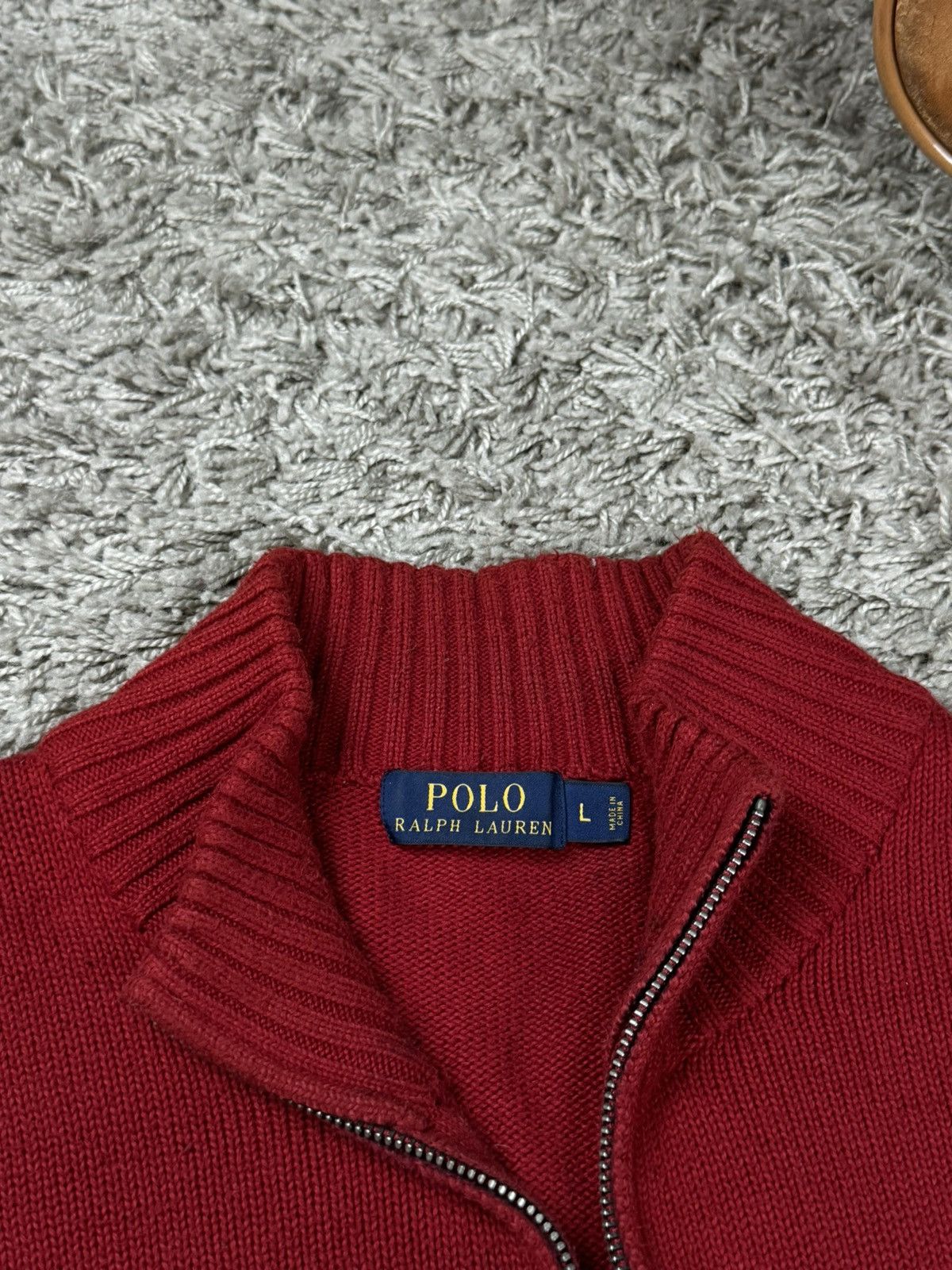 Polo Ralph Lauren 1/4 zip sweatshirt Polo Ralph Lauren original old money item Size US L / EU 52-54 / 3 - 3 Thumbnail