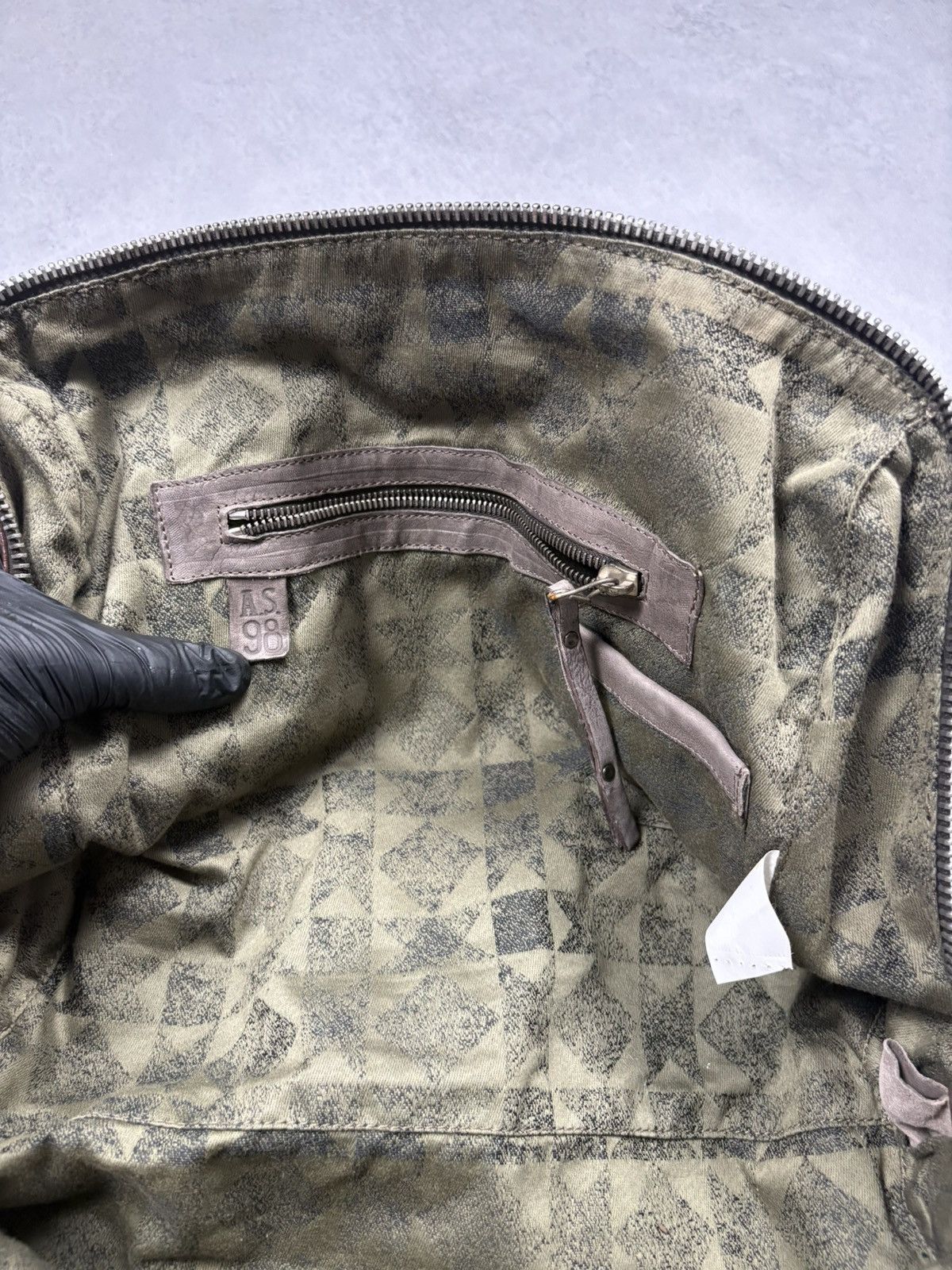 A.S.98 A.S.98 AirStep Archive Brown Leather Satchel Shoulder Bag Size ONE SIZE - 20 Thumbnail