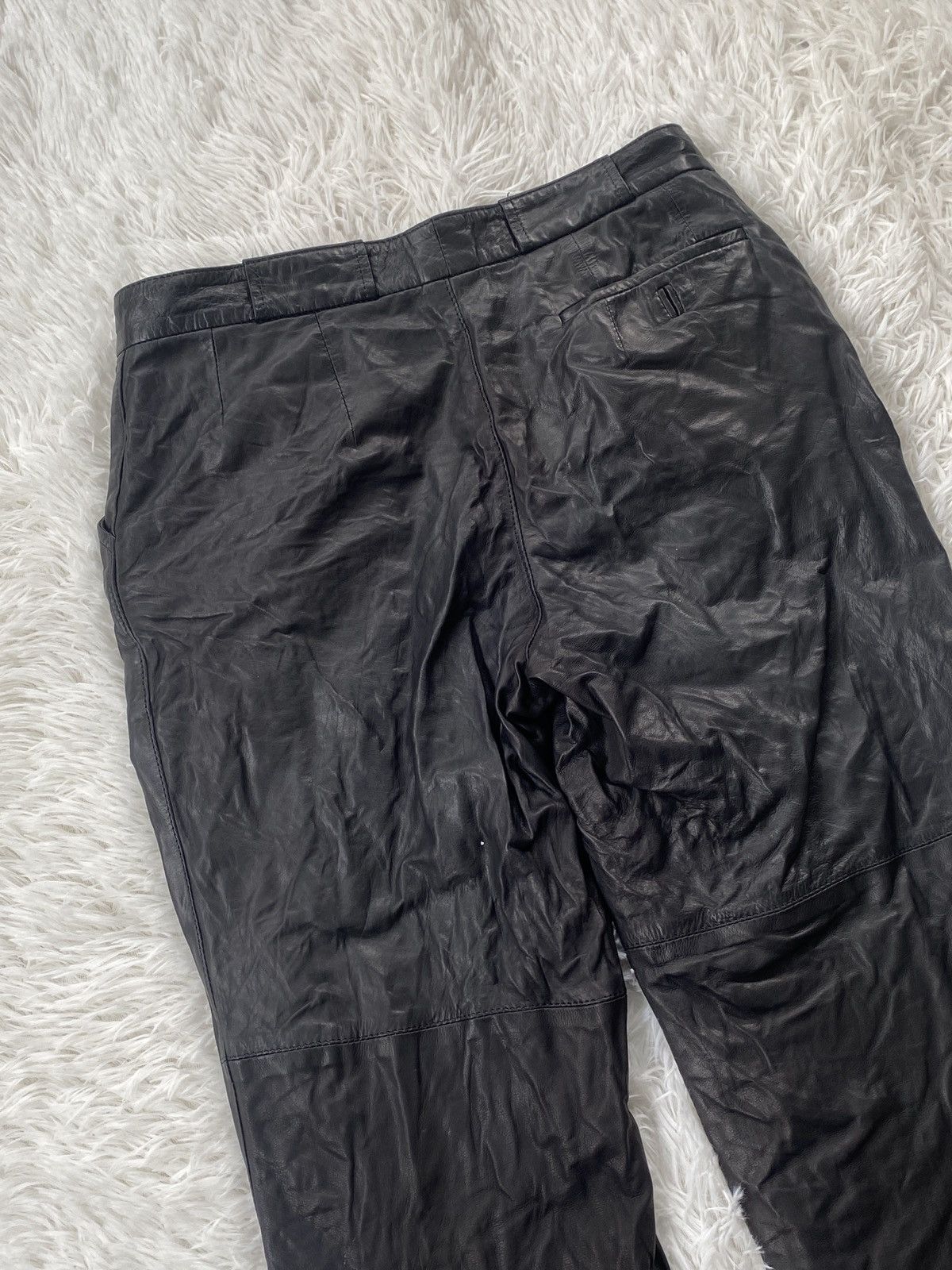 Dior 🔥BINDING Now 🔥 Vintage Dior Leather pants Size US 30 / EU 46 - 10 Thumbnail
