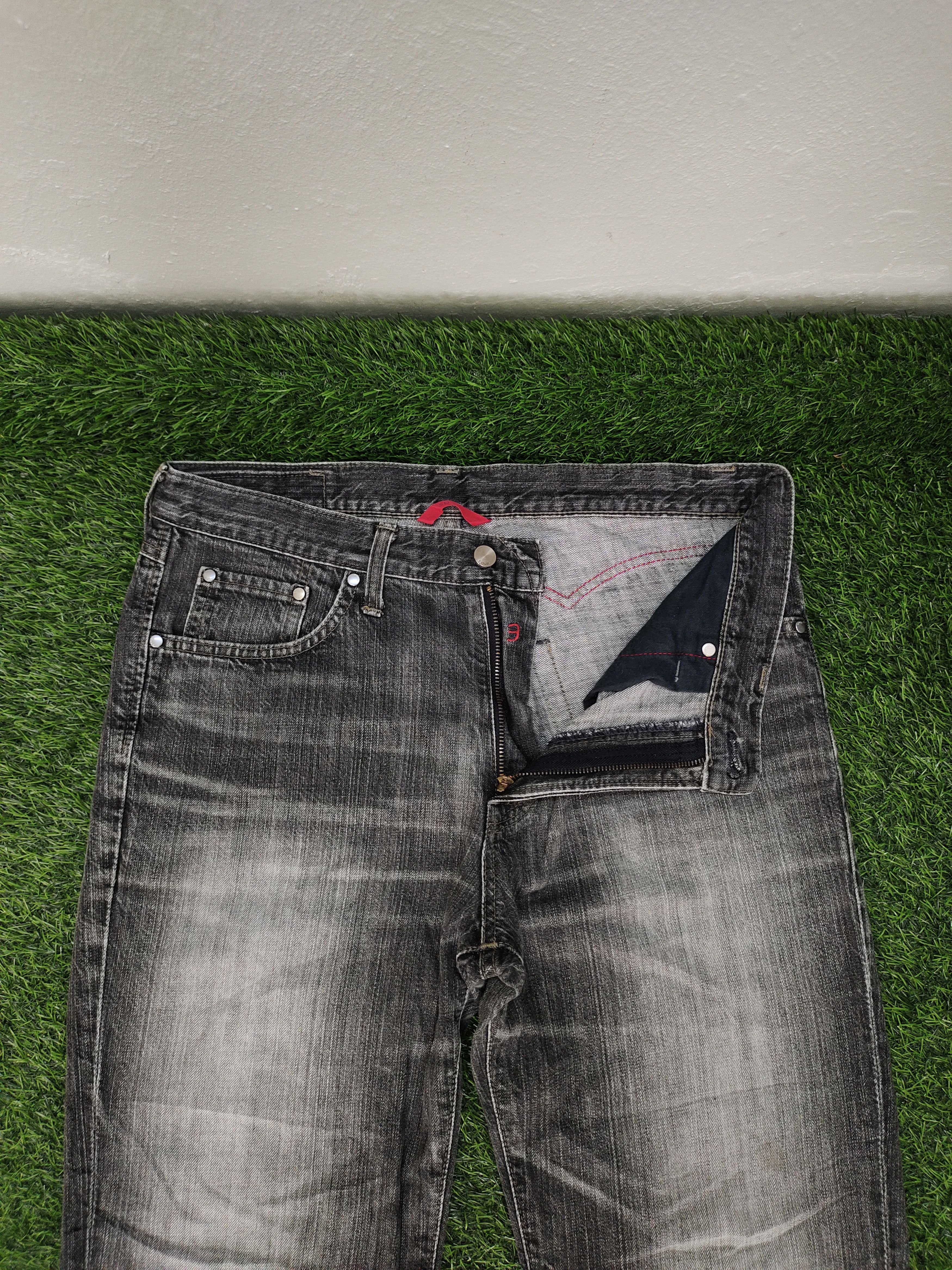 Hysteric Glamour Vintage Edwin Japan W-Swell Stitched Clawmark Faded Jeans Size US 33 - 8 Thumbnail