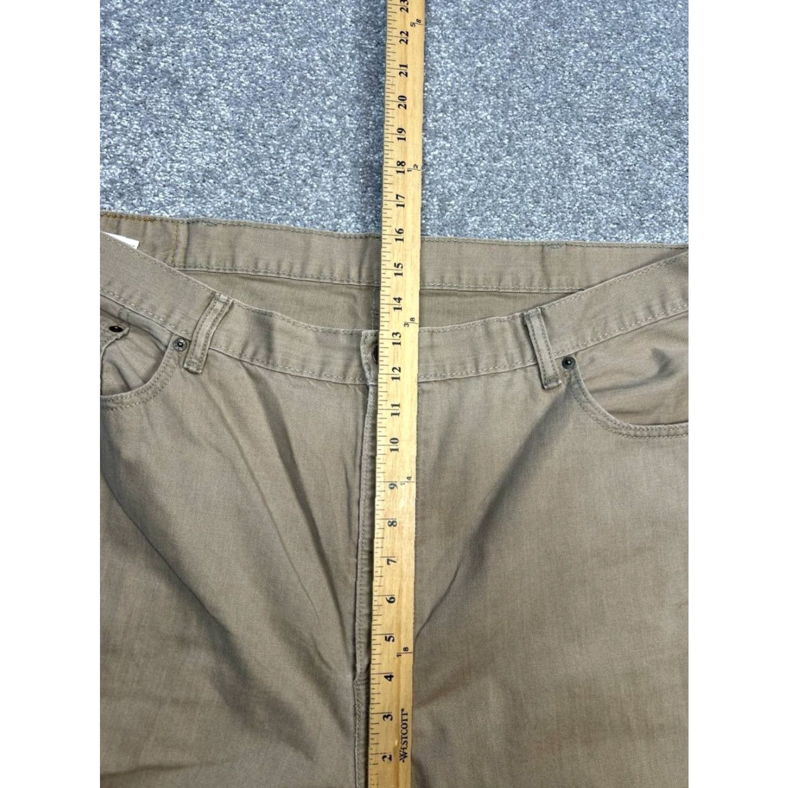 Levi's VINTAGE Levis 559 Jeans Mens 44 Brown Denim Cotton High Rise Relaxed Straight 43x29 Leather? (Note: avoid adding) Size US 44 / EU 60 - 4 Thumbnail