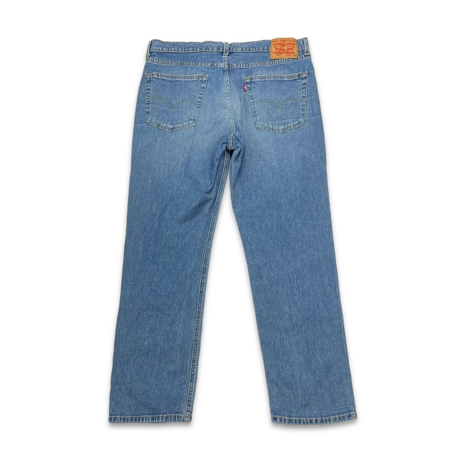 Levi's × Vintage Levi's 541 Jeans 37x29 Taper Light Wash American Denim Pants Size US 37 - 4 Thumbnail