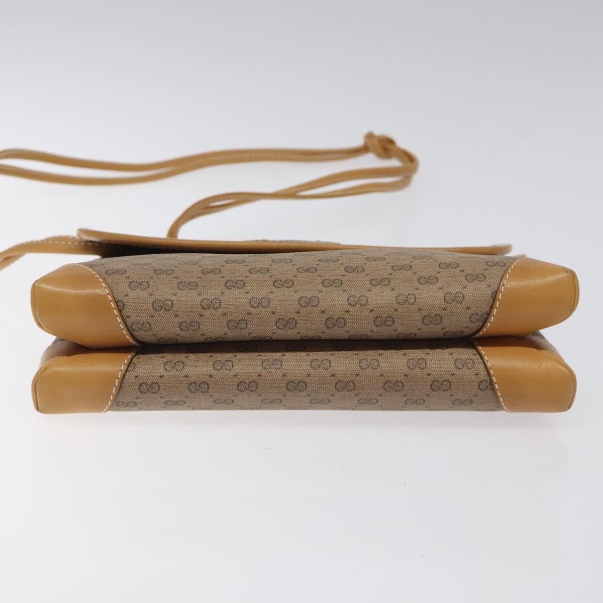 Gucci GUCCI Micro GG Supreme Shoulder Bag Beige Gold 007 92 007 92 Size ONE SIZE - 9 Thumbnail