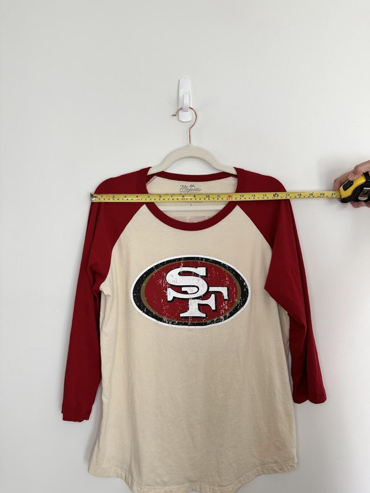 Majestic San Francisco 49ers Women's Baseball Tee Brock Purdy - Sz. L Size L / US 10 / IT 46 - 4 Thumbnail