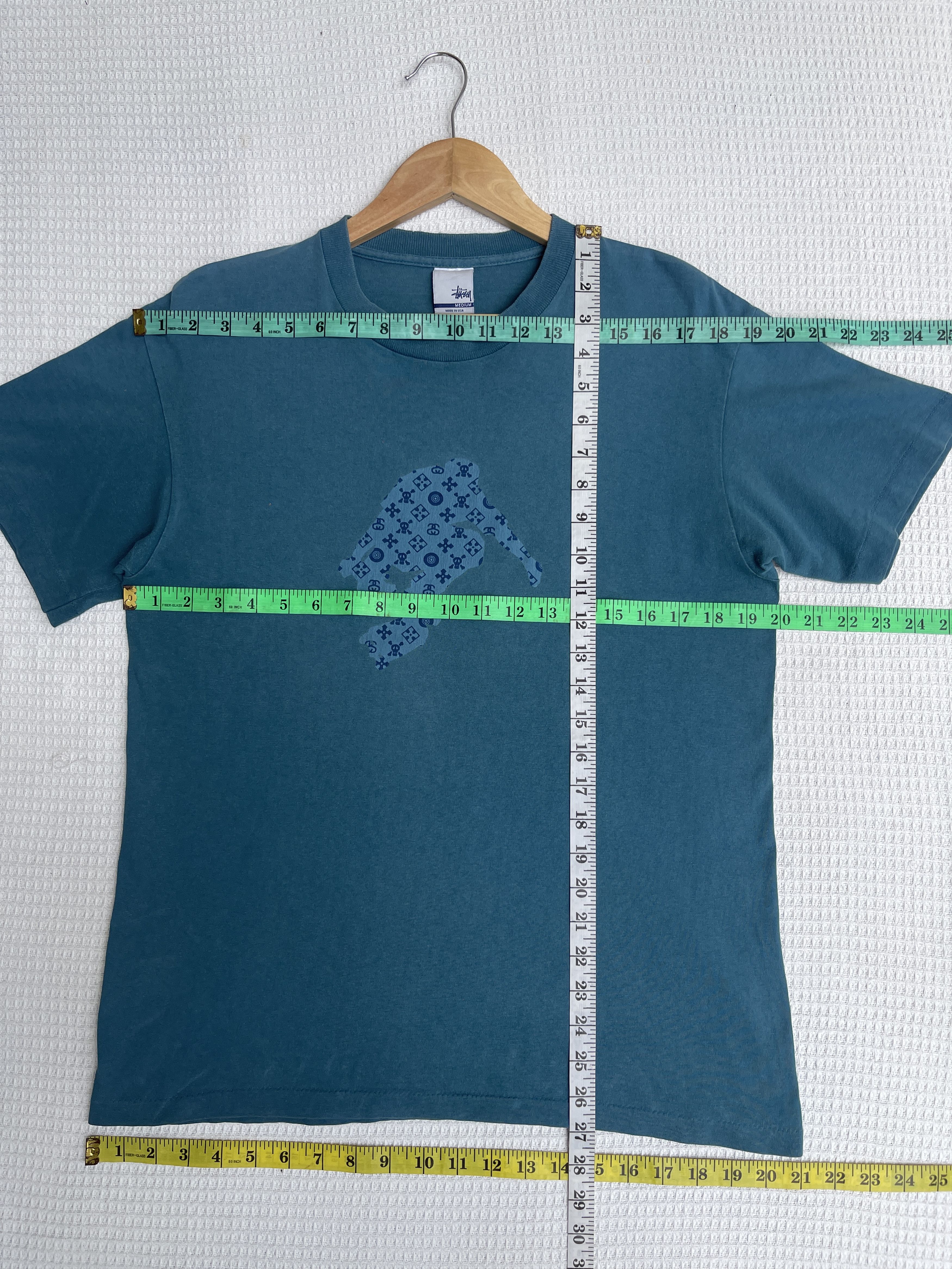 Stussy Last Drop🔥Rare🔥Vintage 90s Stussy Skateboards Monogram Tee Size US M / EU 48-50 / 2 - 12 Thumbnail