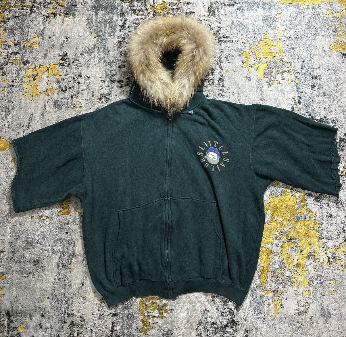 20471120 DISTRESSED HOMELESS FUR ZIP HOODIE IF SIX WAS NINE LGB STYLE Size US XXL / EU 58 / 5 - 1 Thumbnail