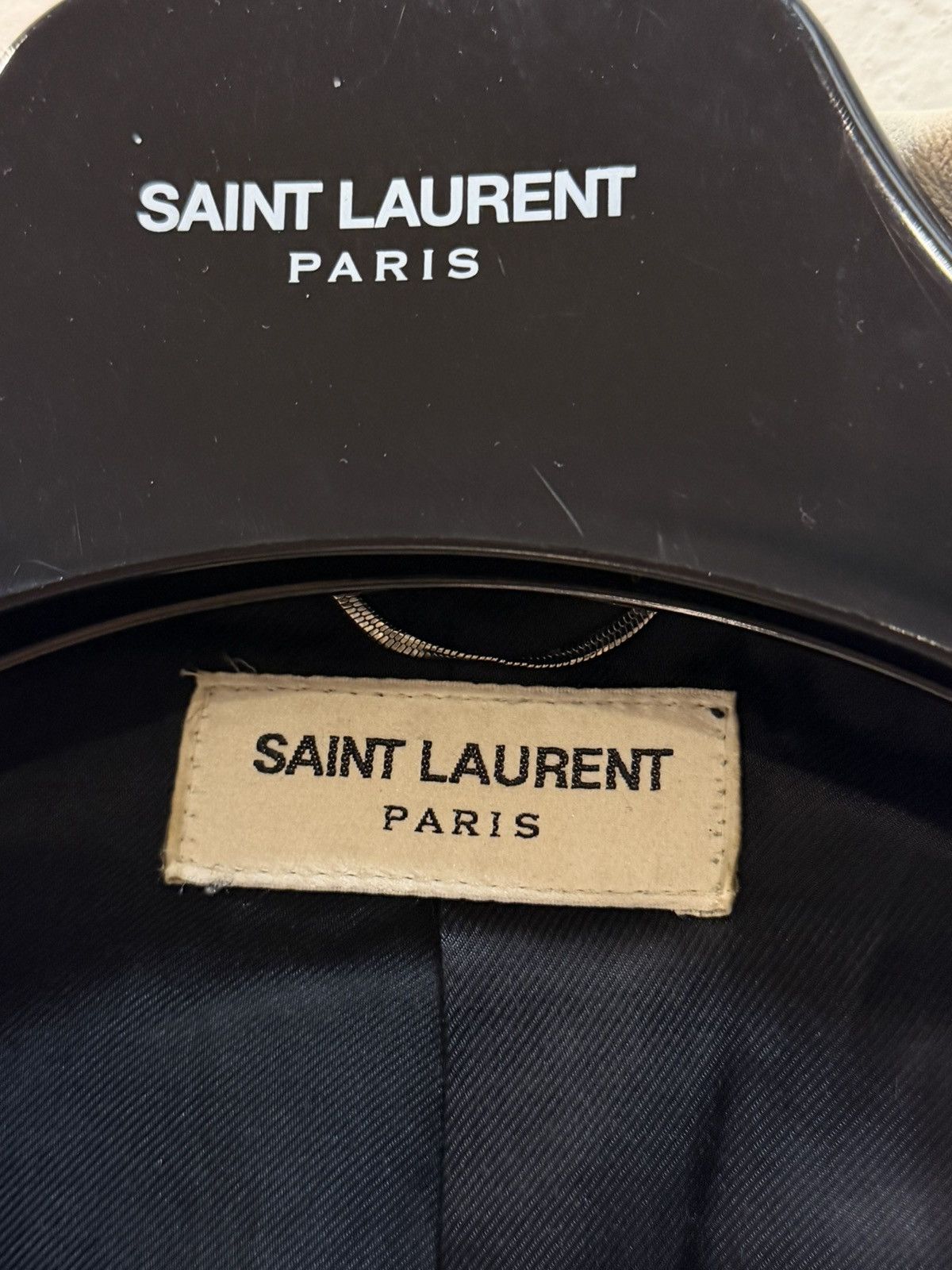 Saint Laurent Paris SS14 Sample Leather Biker Jacket Size US S / EU 44-46 / 1 - 3 Thumbnail