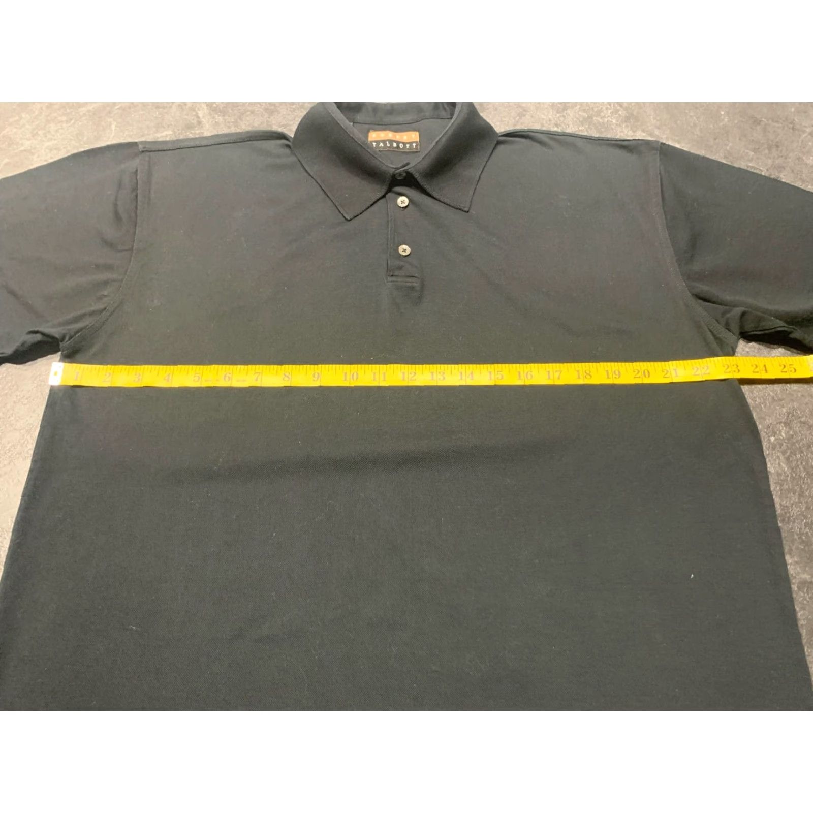 Robert Talbott Robert Talbott Mens Golf Polo Shirt Black Large Cotton Size US L / EU 52-54 / 3 - 7 Thumbnail