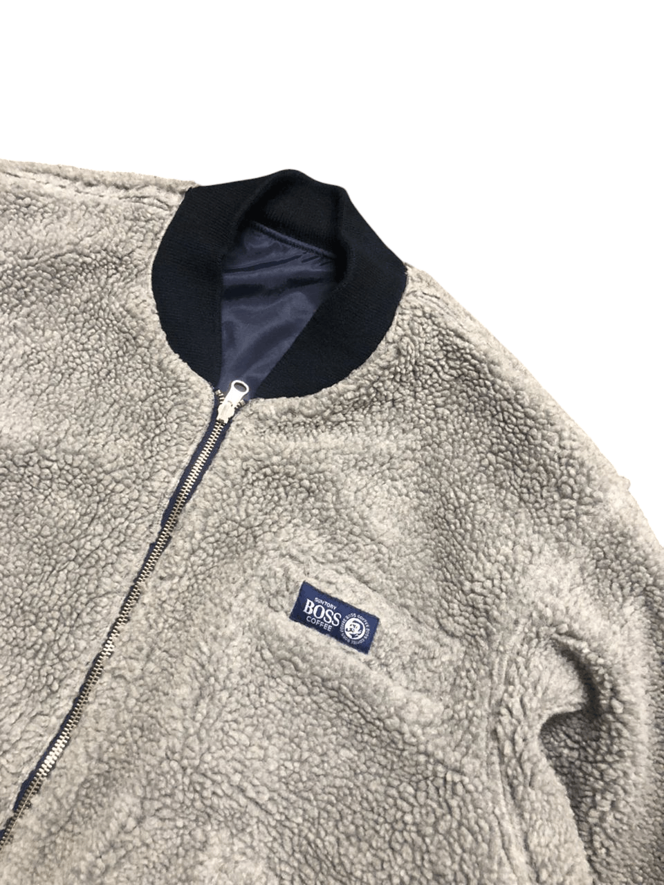 Japanese Brand Suntory Boss Coffee Ma-1 Bomber Jacket Sherpa Rivesible Size US M / EU 48-50 / 2 - 5 Thumbnail