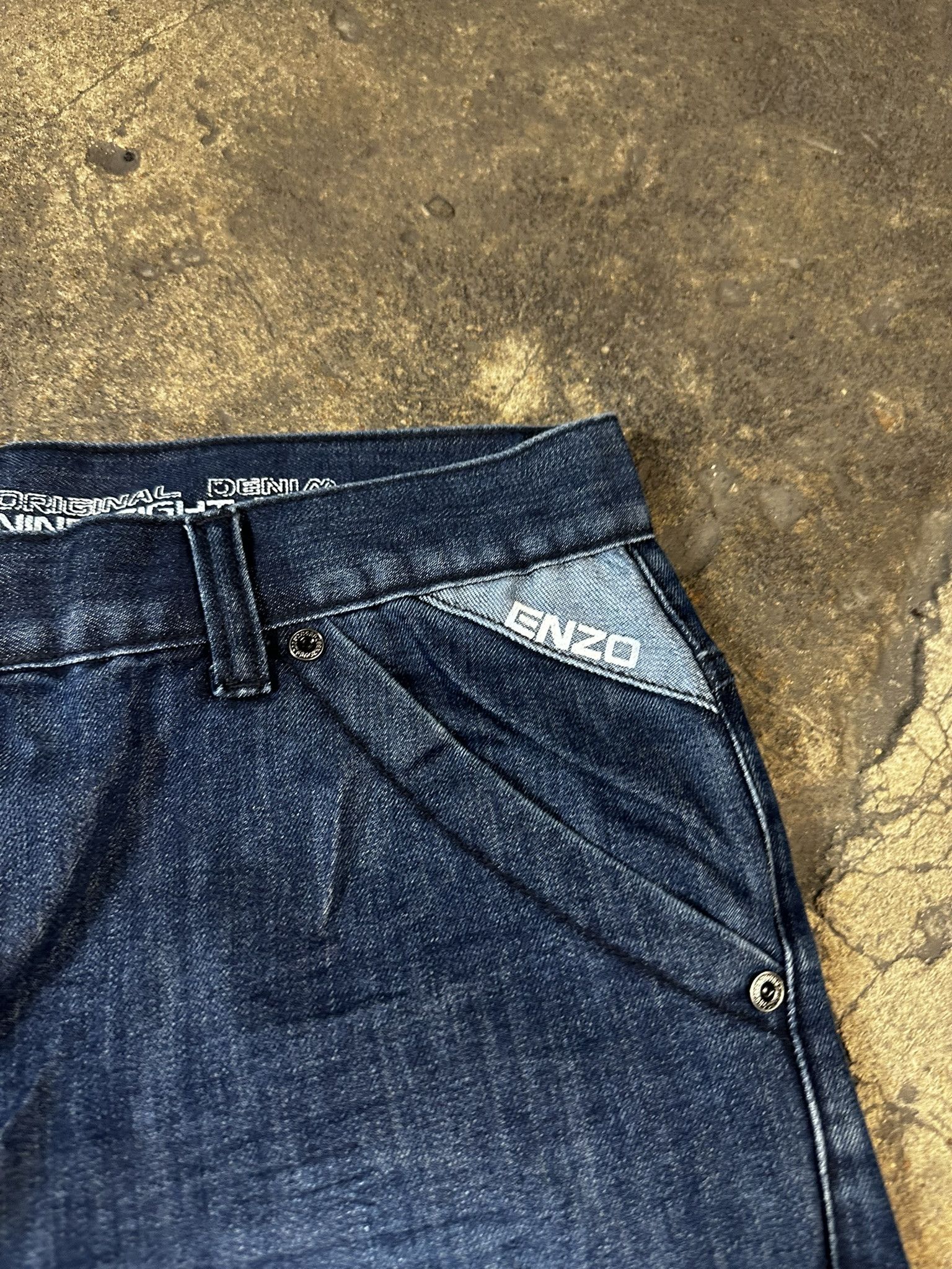 JNCO × Vintage Vintage Y2k Avant Garde Oversized Faded Jeans Shorts 2000s Size US 34 / EU 50 - 5 Thumbnail