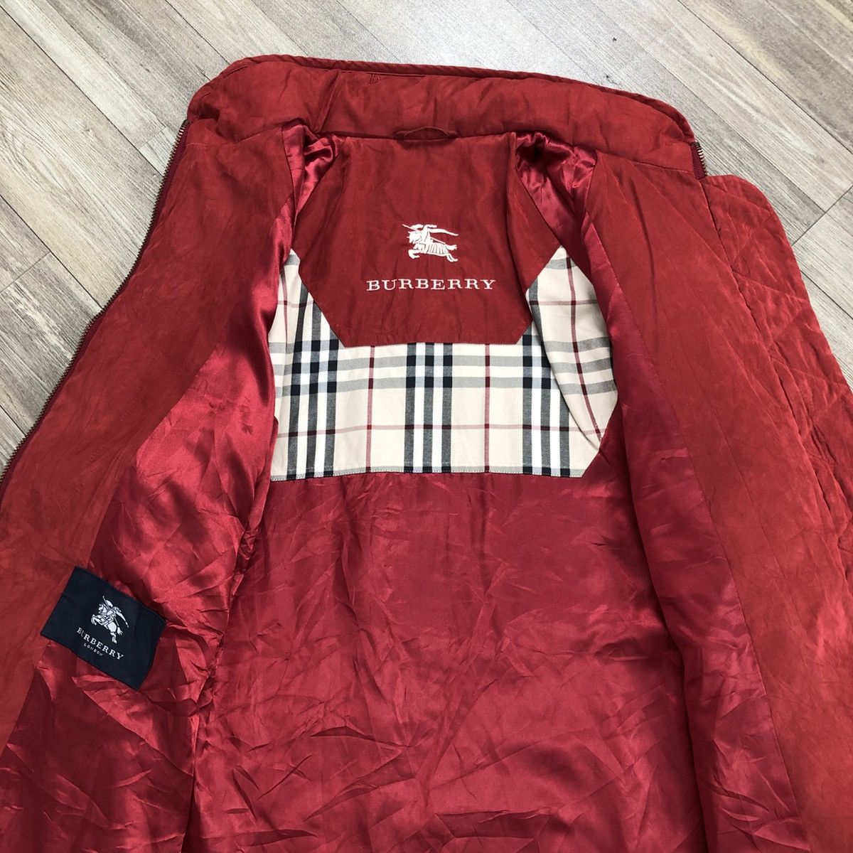Burberry × Vintage Luxury Burberry London Nova Check Logo Long Coat Jacket Size US XL / EU 56 / 4 - 9 Thumbnail