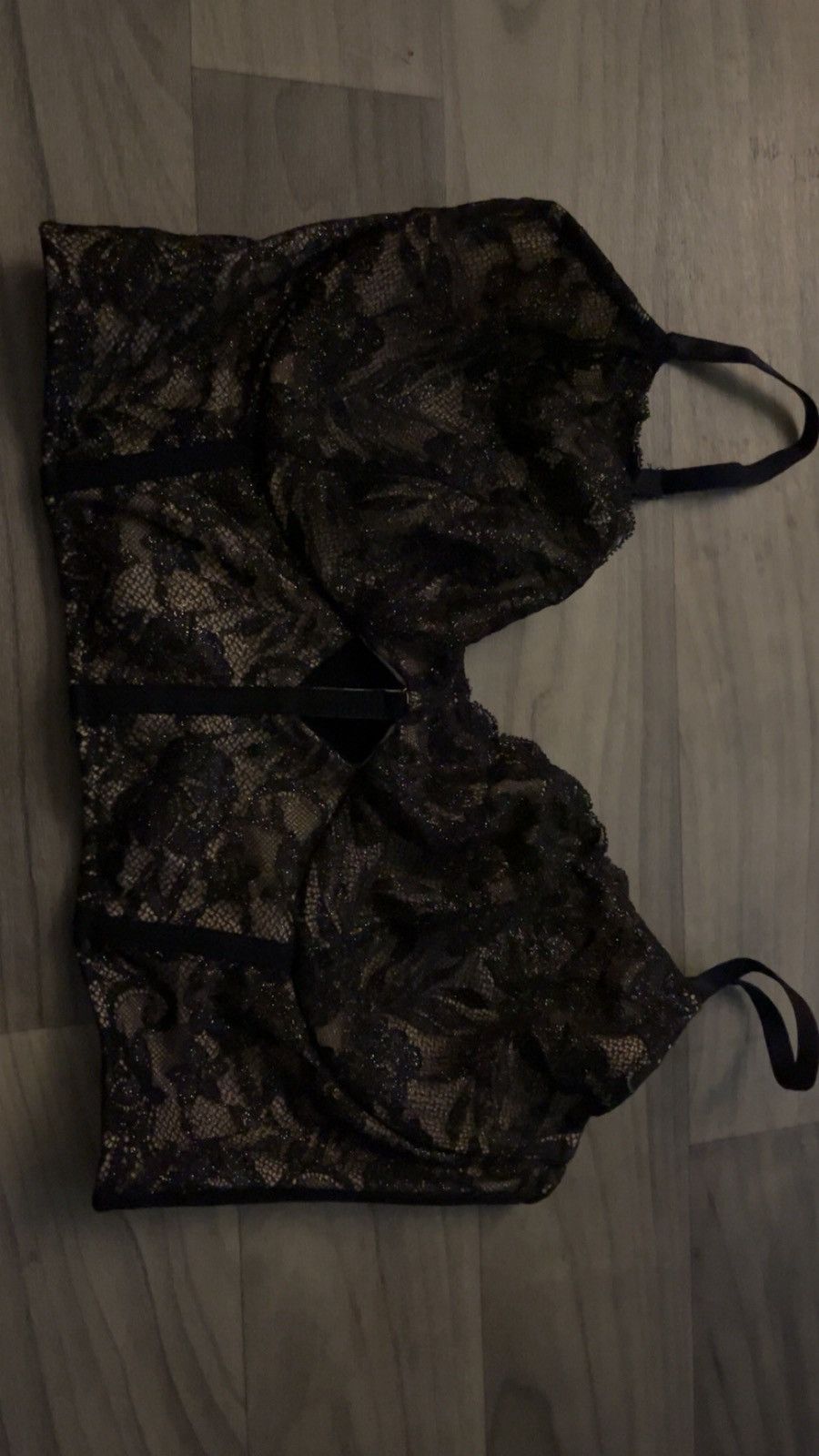 Other black lace crop top Size L / US 10 / IT 46 - 1 Thumbnail