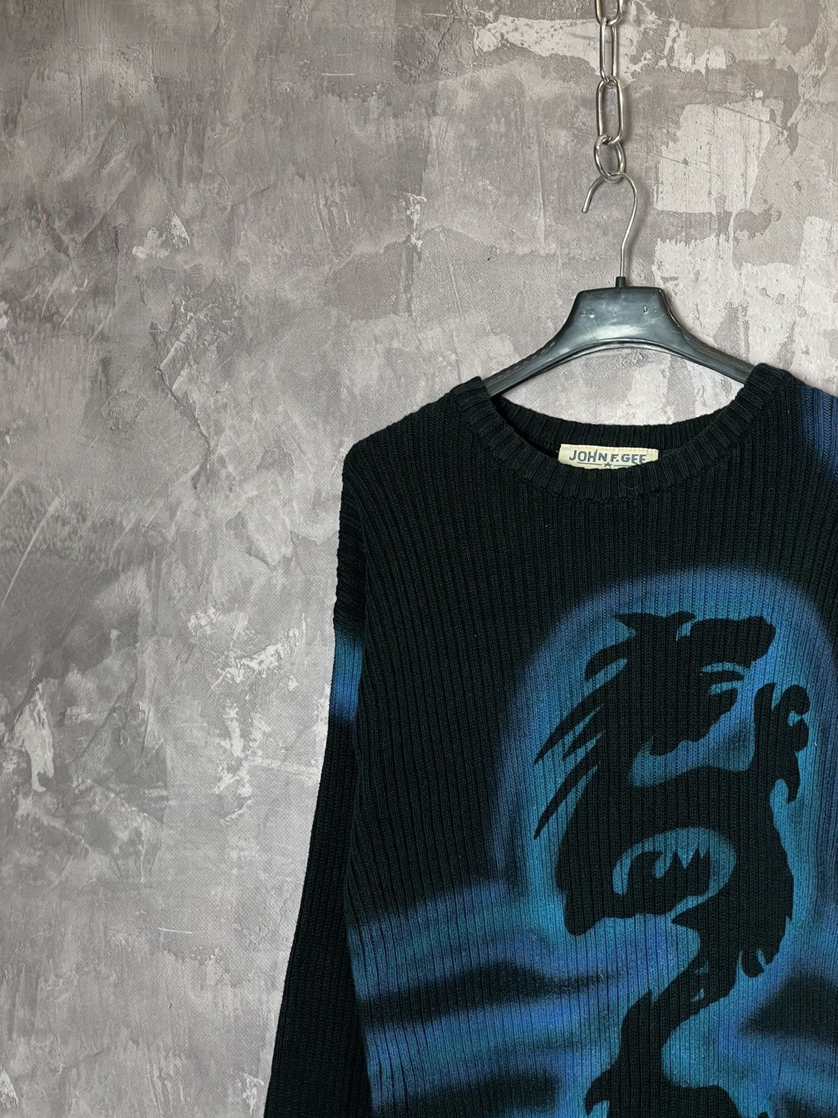 Japanese Brand × Vintage Vintage Japanese Archival Big Knit Sweater Y2K M Size US M / EU 48-50 / 2 - 6 Thumbnail