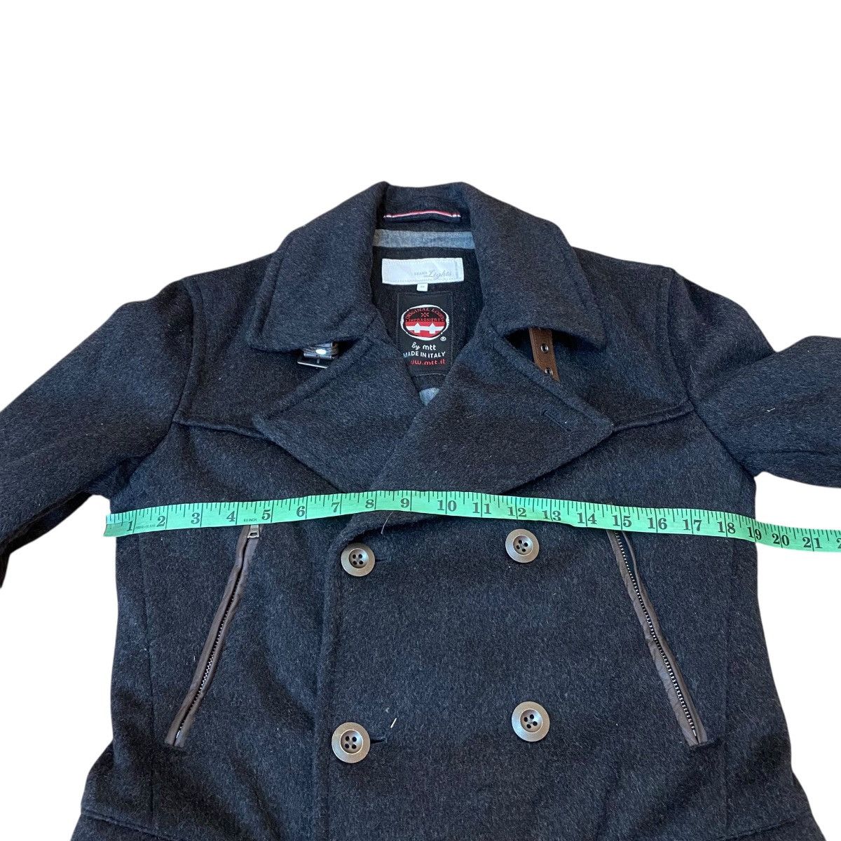 Beams Japan Beams Lights Italian Mtt Wool Blend Peacoat Size 44 (Fit M) Size US S / EU 44-46 / 1 - 16 Thumbnail