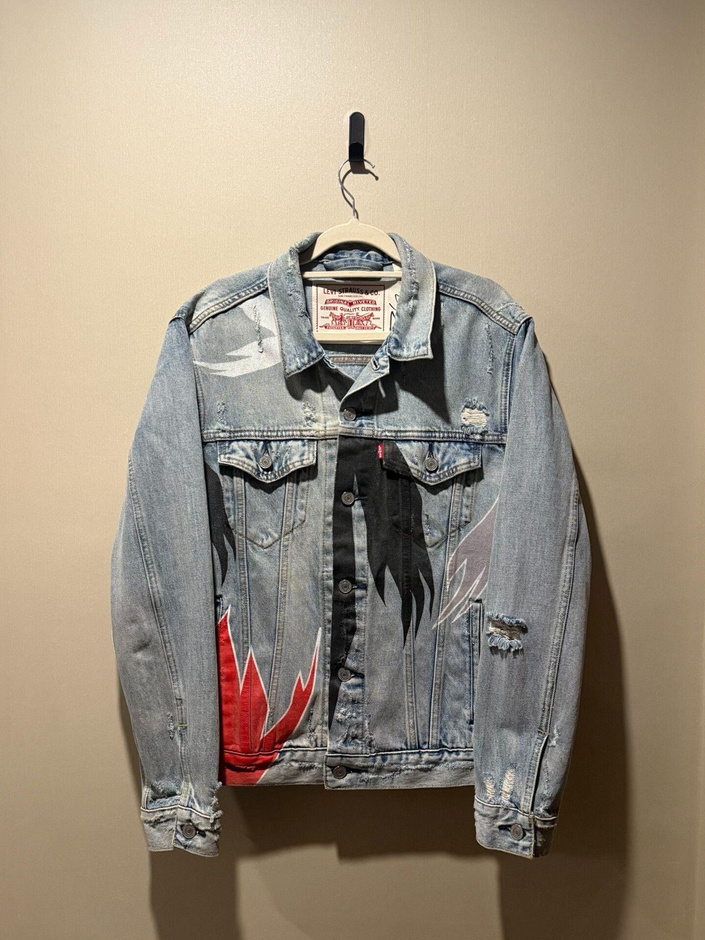 Levi's Levi's x Futura Denim Jacket M Size Size US M / EU 48-50 / 2 - 1 Thumbnail